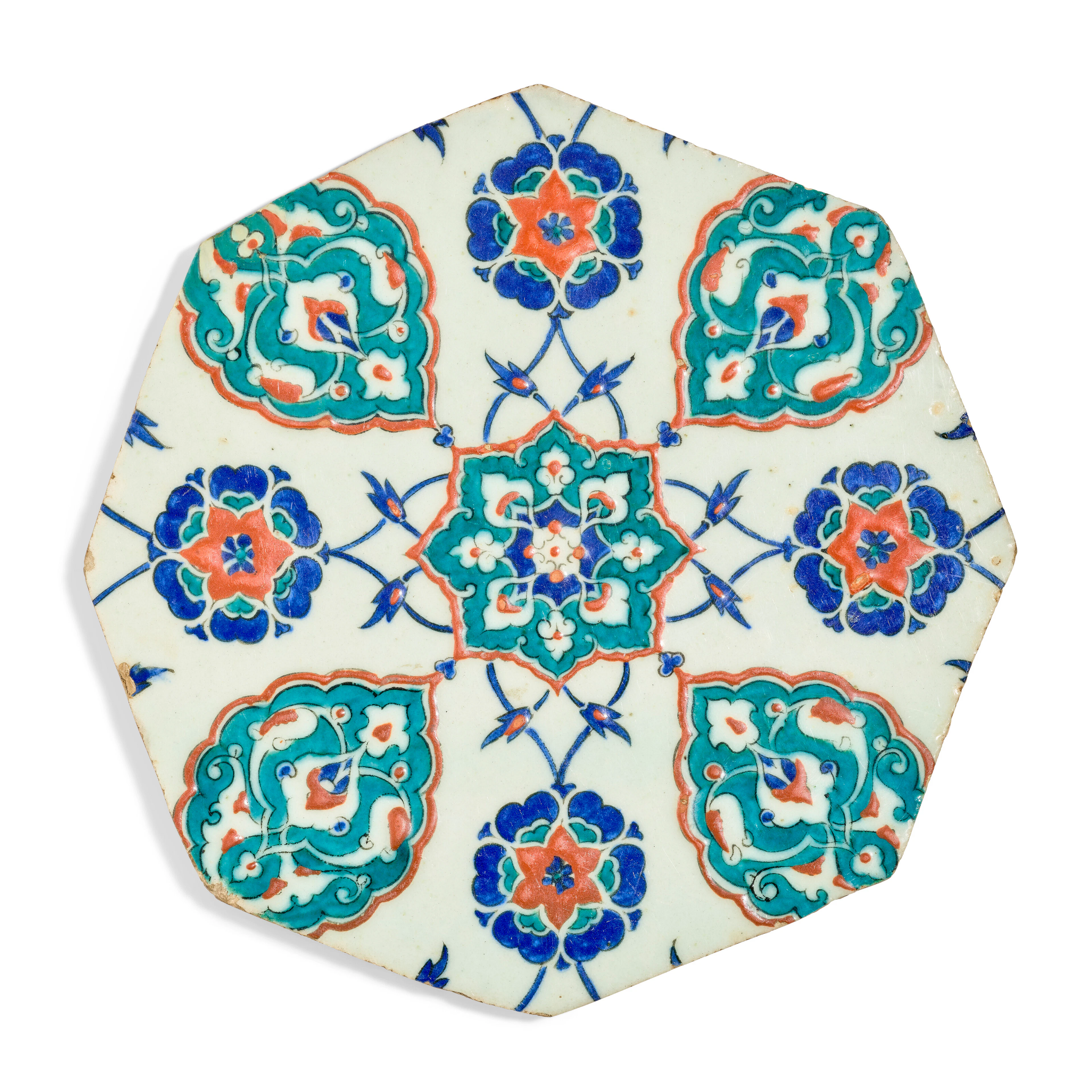 An Iznik Pottery Tile