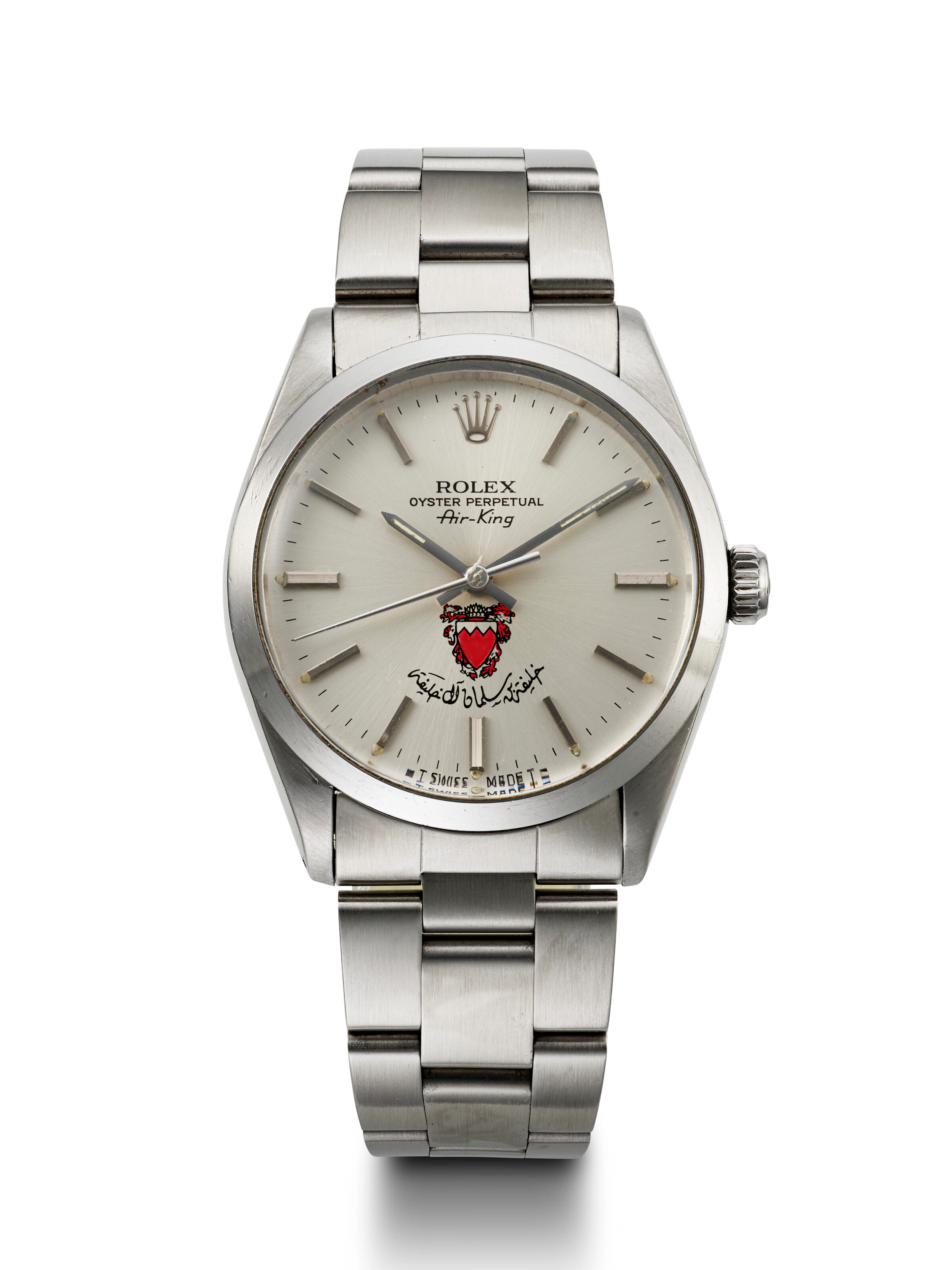 Rolex, Stainless Steel 'Air-King', Ref. 5500, Made for Prince Khalifa