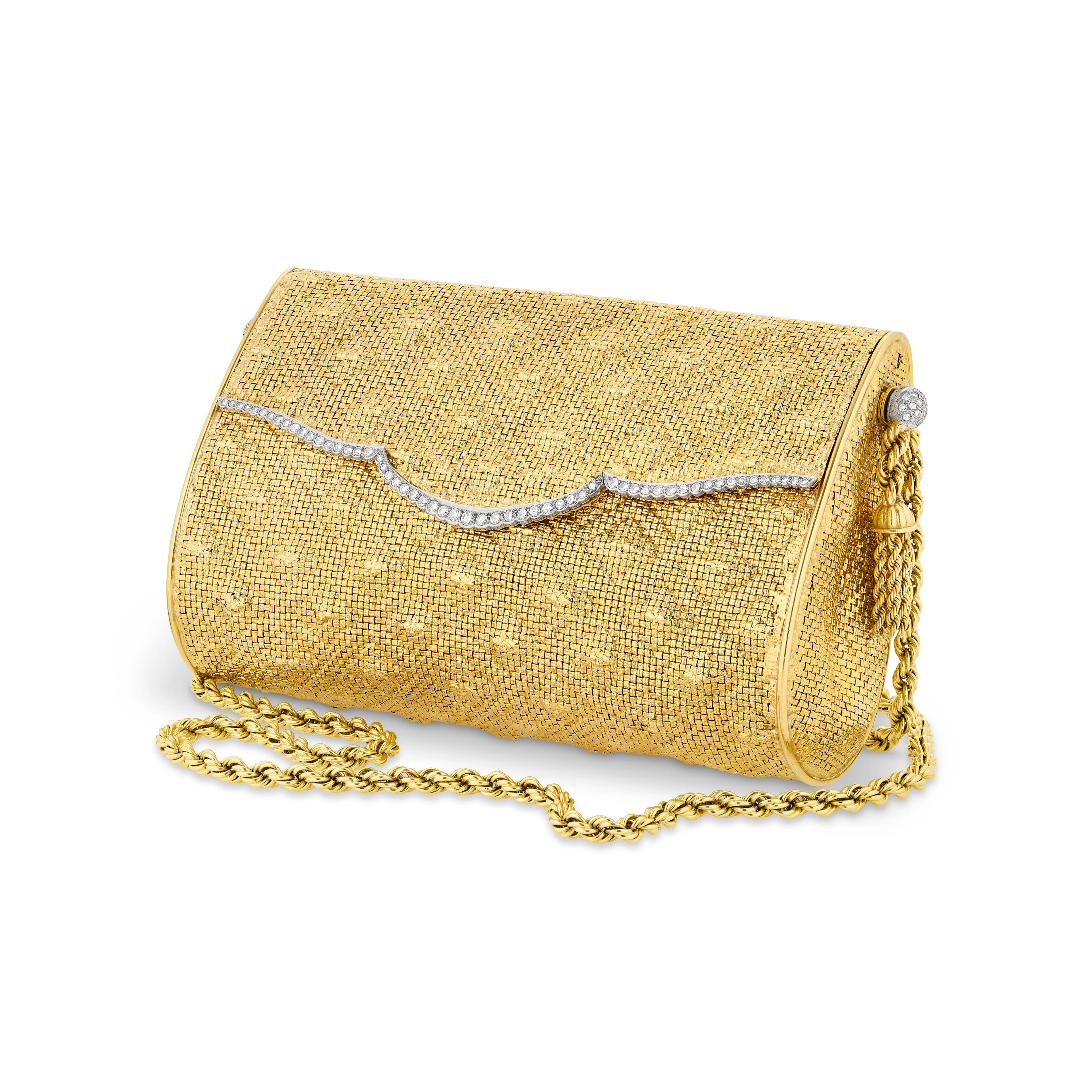Gold and Diamond Evening Bag