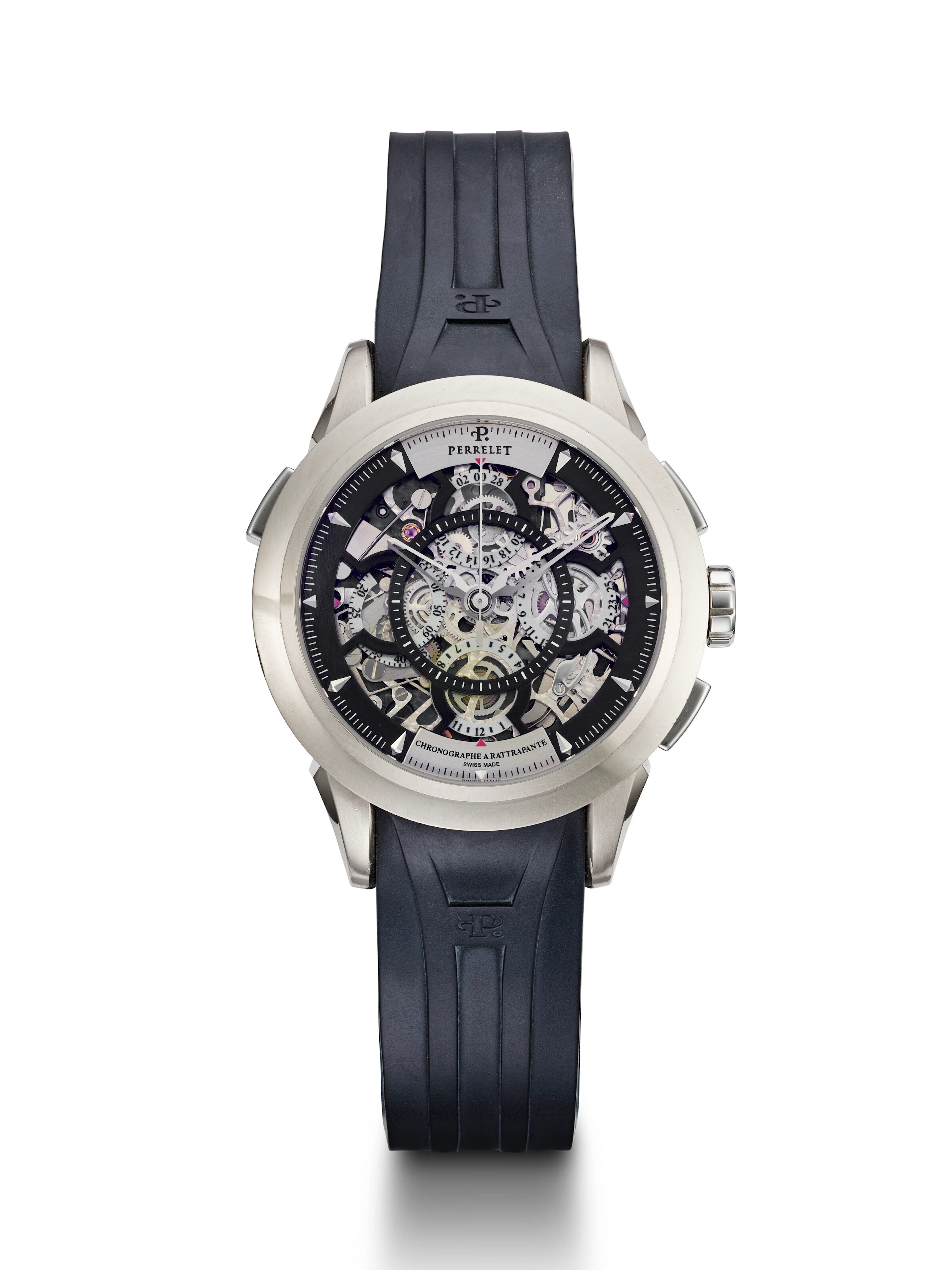 Perrelet, Limited Edition White Gold 'Chronographe a Rattrapante'