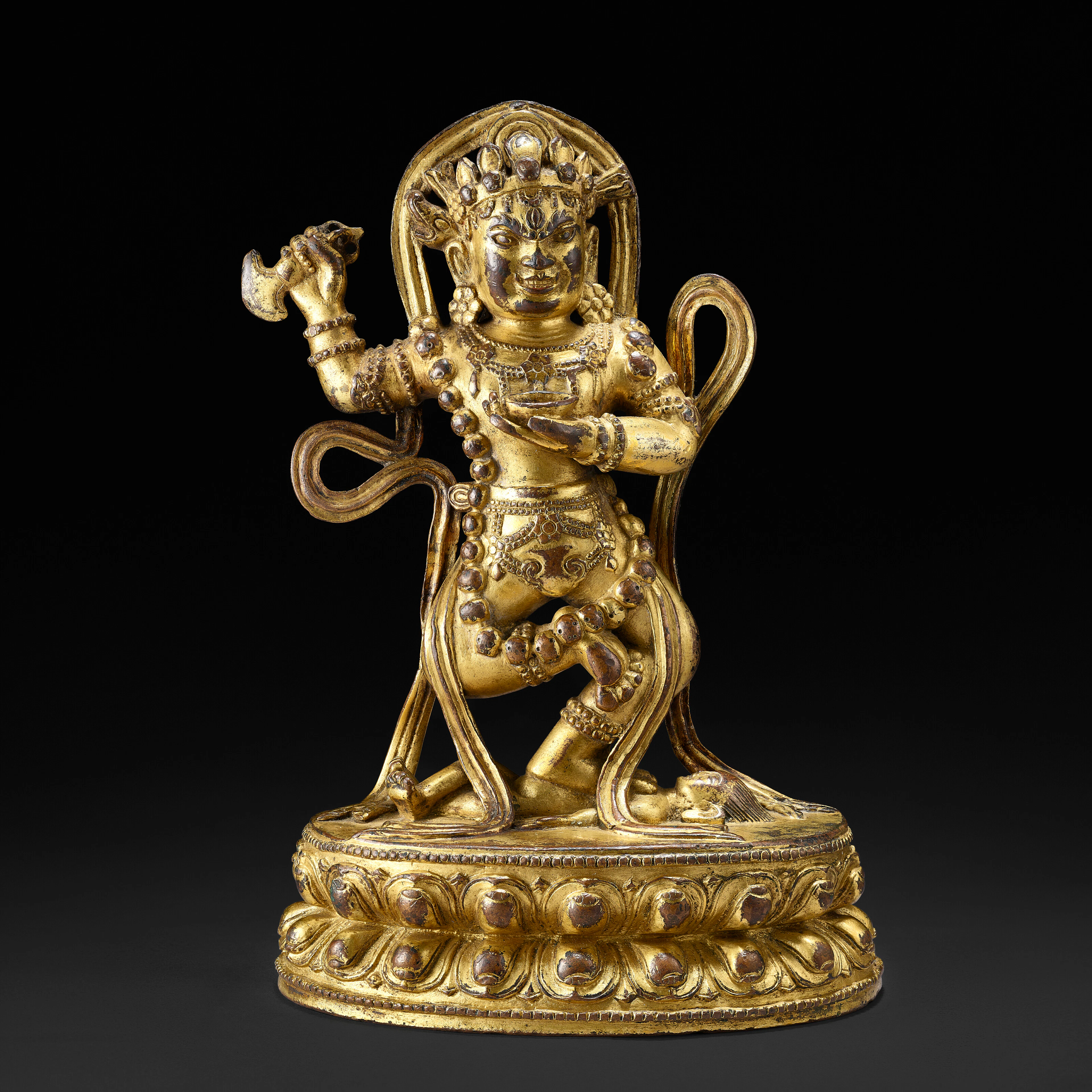 A Gilt Copper Alloy Figure of Vajravarahi