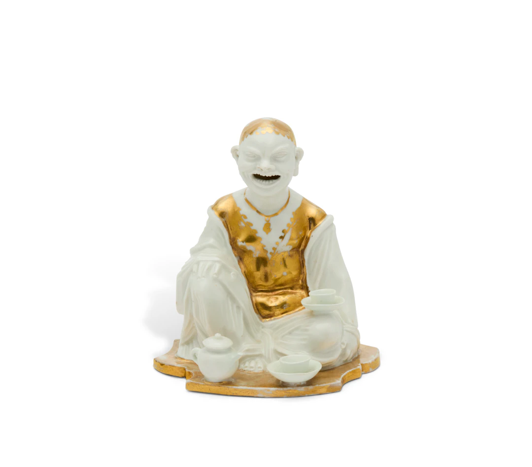 A Meissen Porcelain 'Pagoda' Figural Incense-Burner