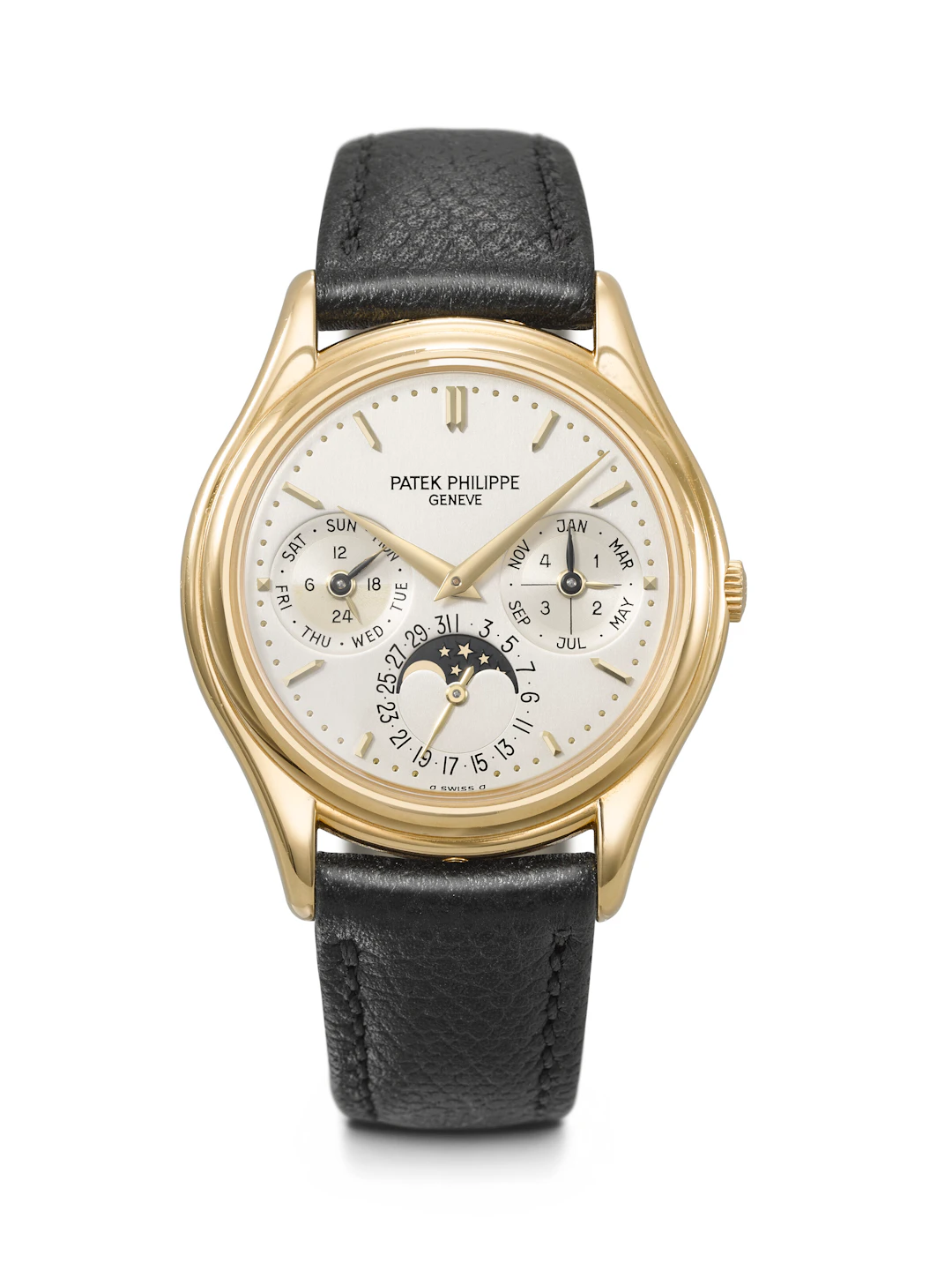 Patek Philippe. A Coveted and Elegant 18K Gold Automatic Perpetual
