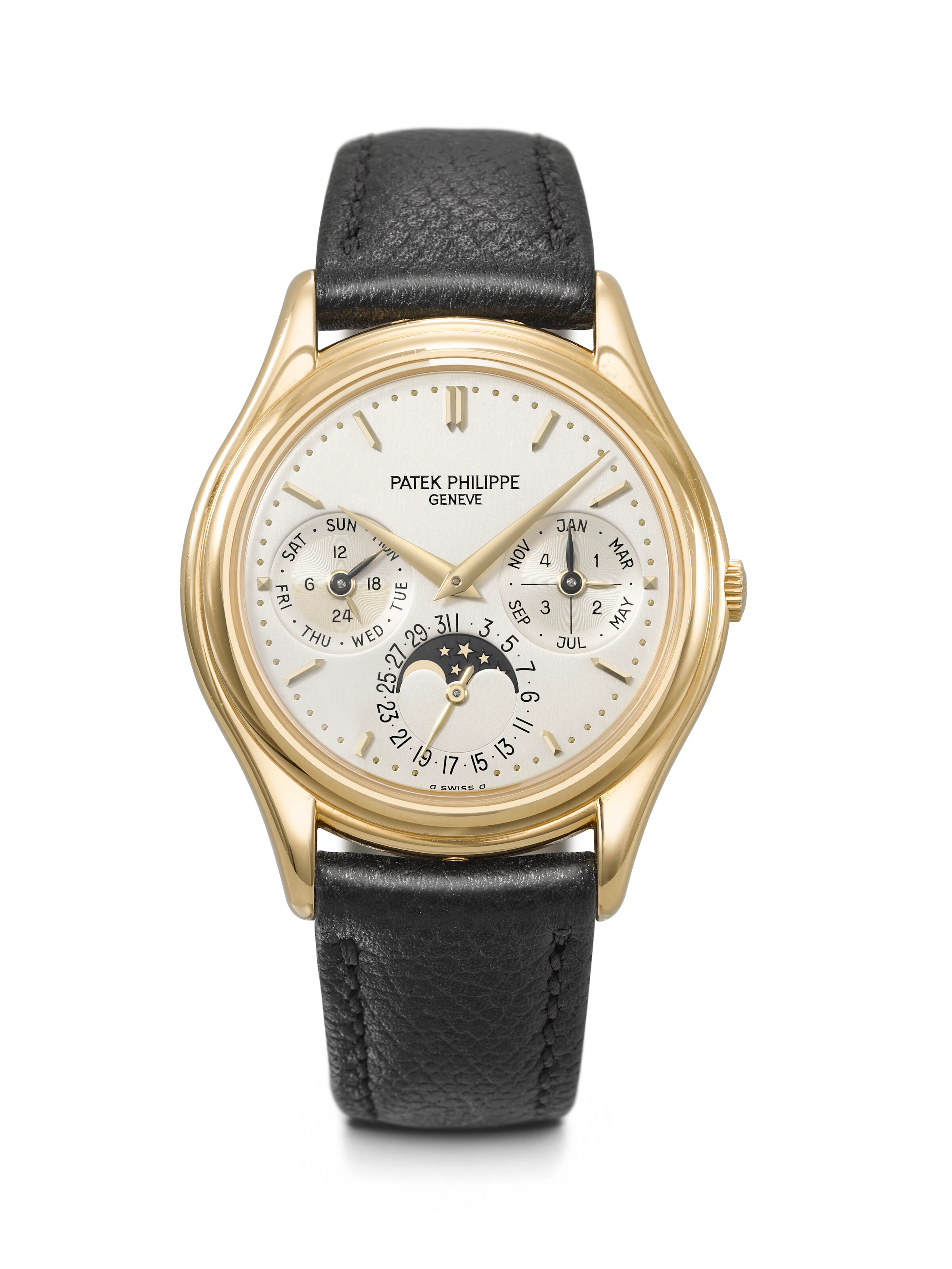 Patek Philippe. A Coveted and Elegant 18K Gold Automatic Perpetual