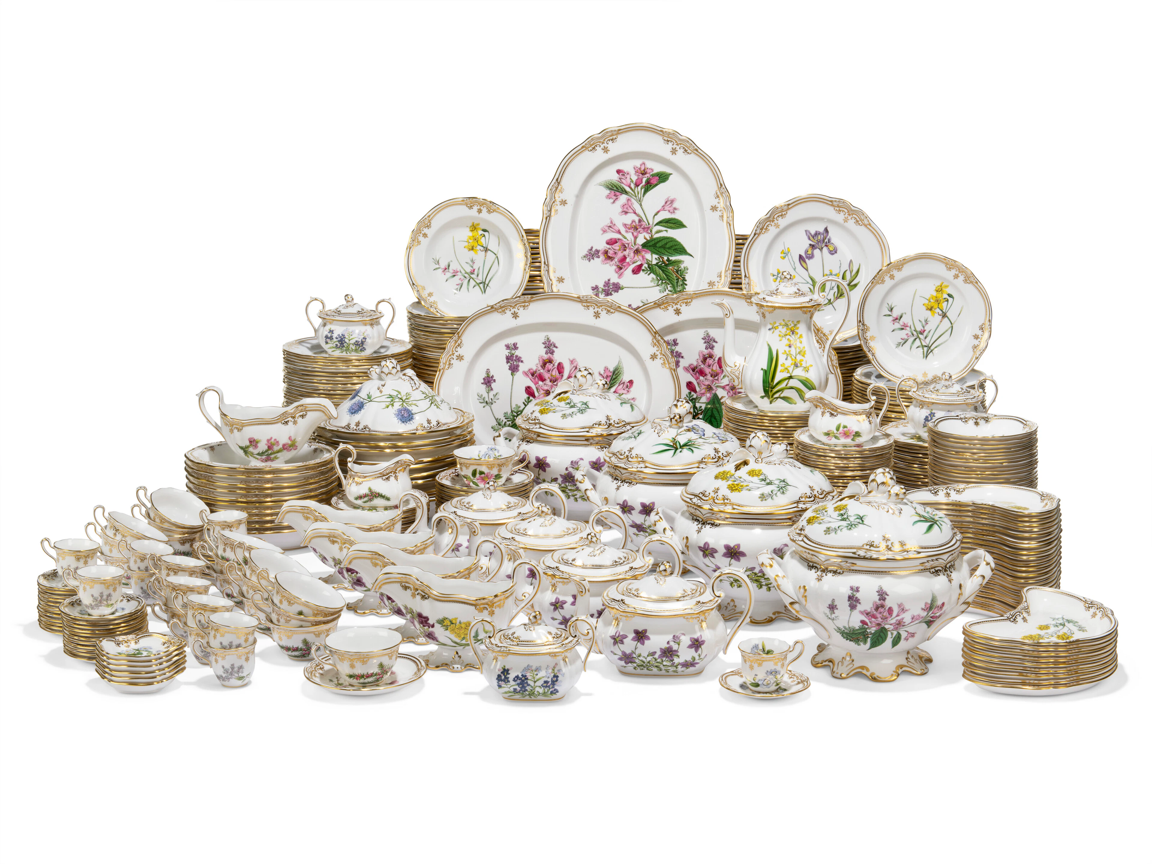 A Spode 'Stafford Flowers' Pattern Part Table-Service