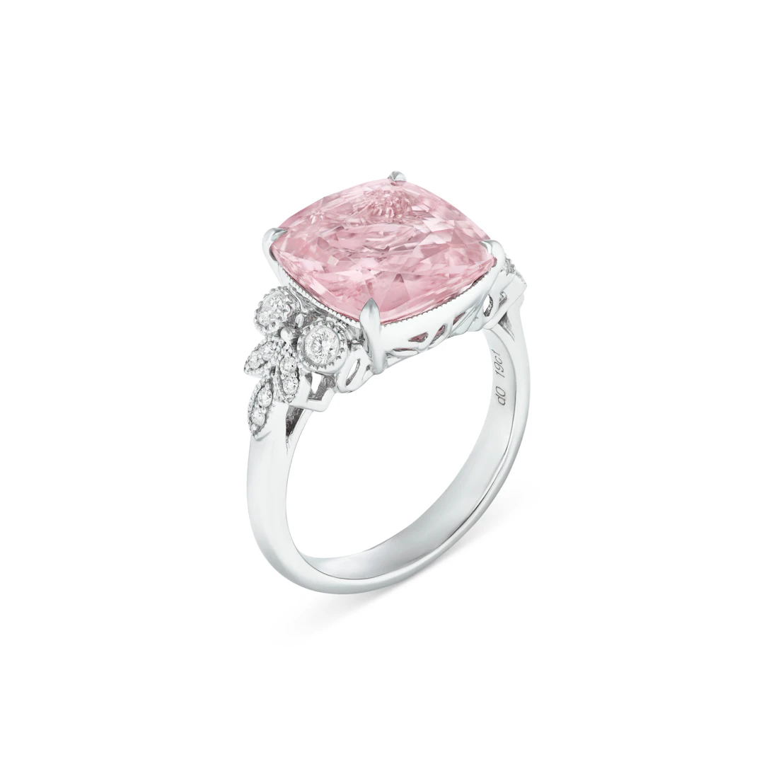 Colored Sapphire and Diamond Ring