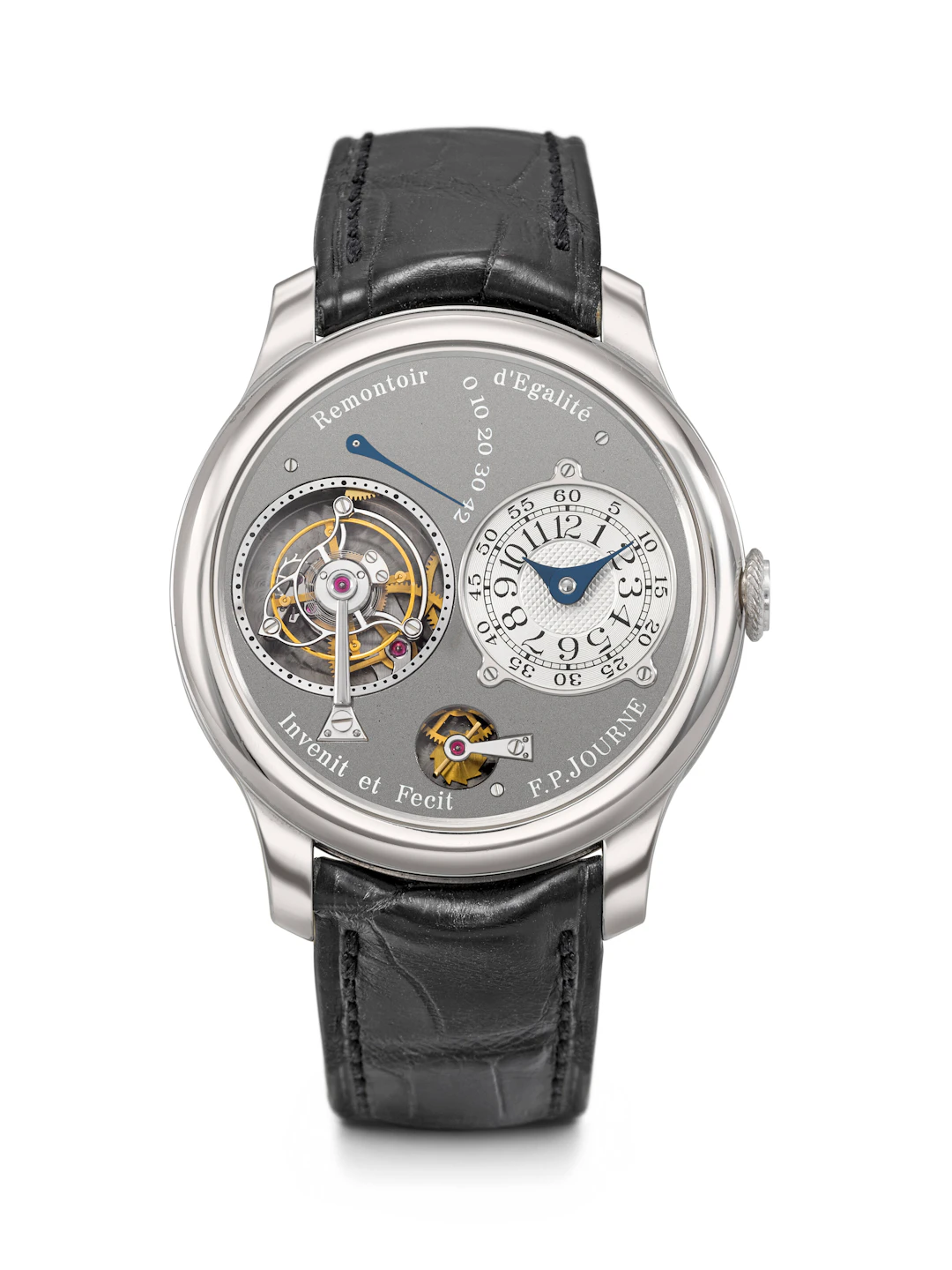 F.p. Journe. An Important Platinum Limited Edition Tourbillon Wristwatch