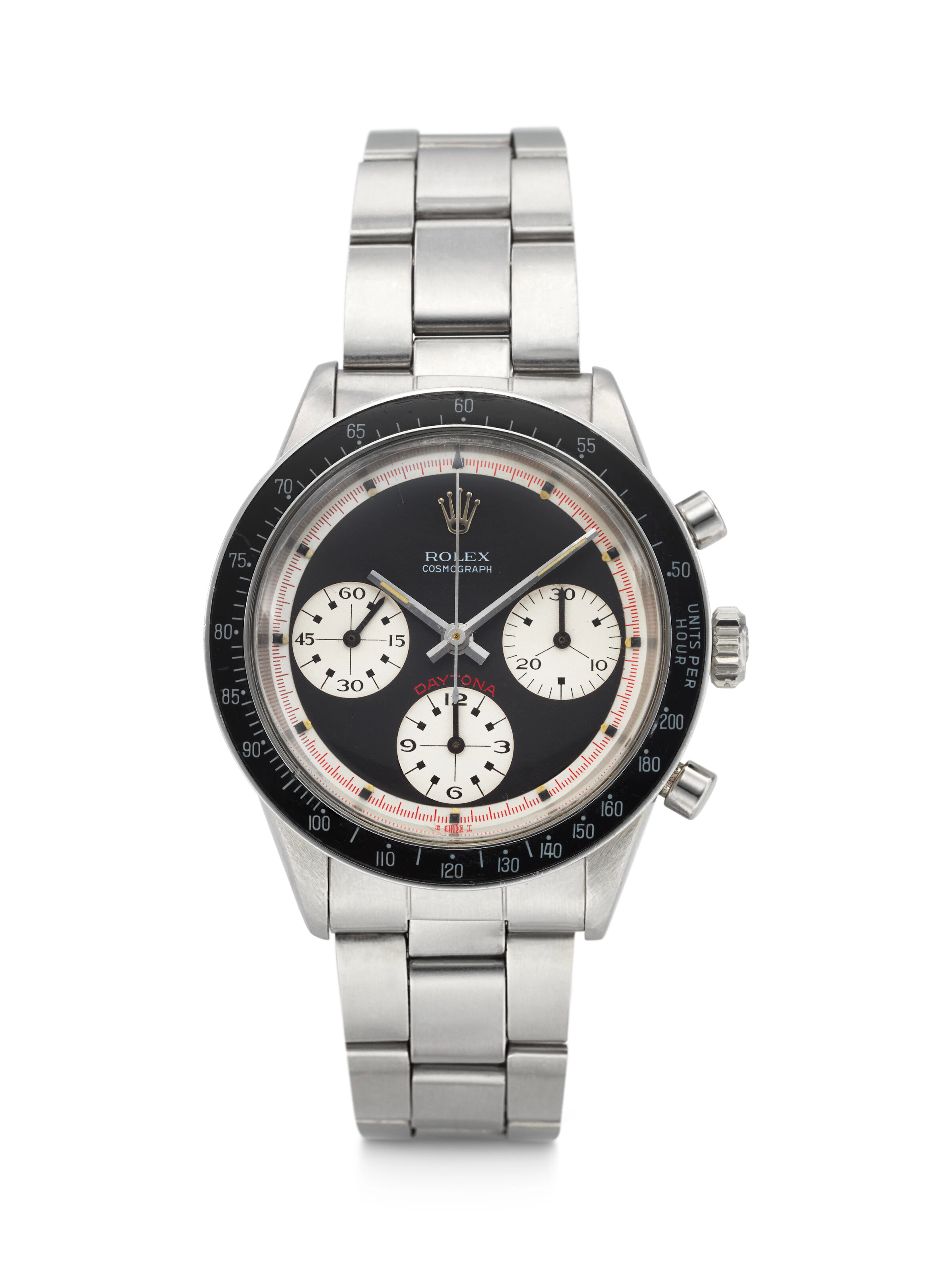 ROLEX. A HIGHLY RARE AND DESIRABLE STAINLESS STEEL CHRONOGRAPH WRISTWATCH