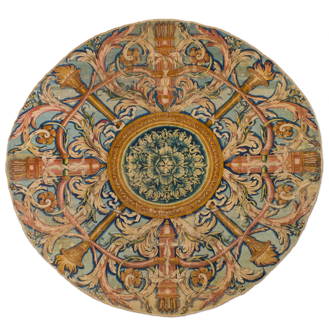 Centre De Tapis Royal D'époque Louis Xiv