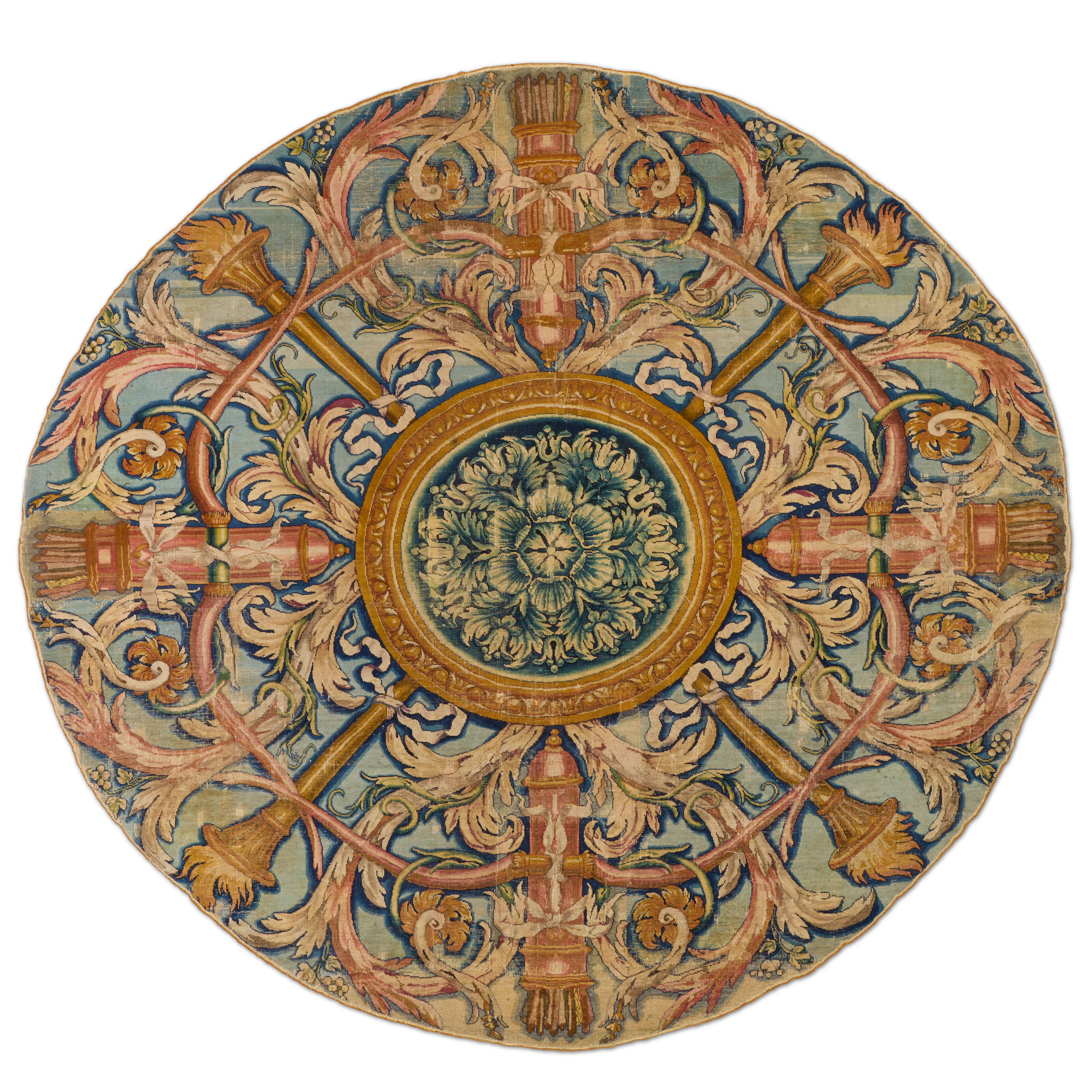 Centre De Tapis Royal D'époque Louis Xiv