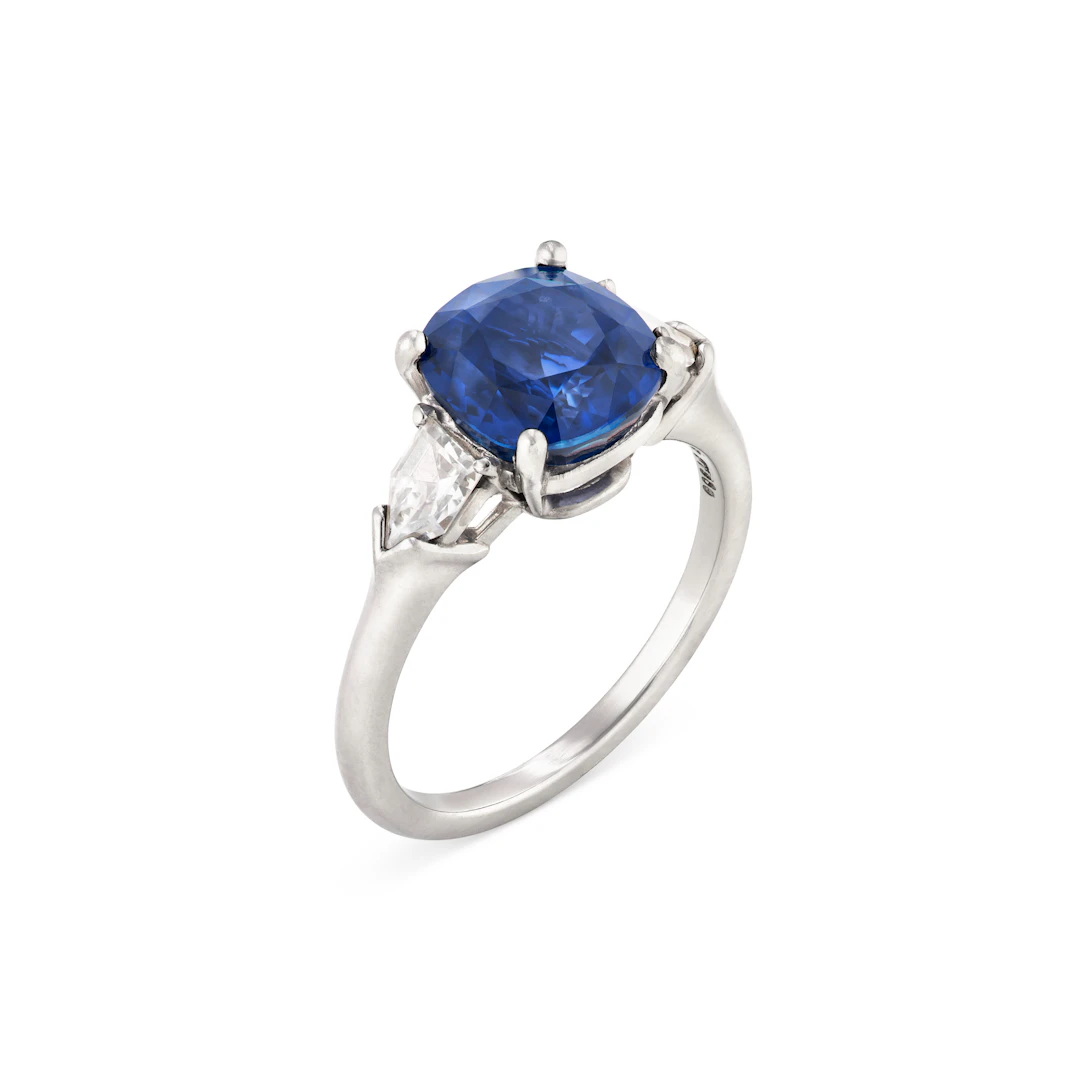 Sapphire and Diamond Ring