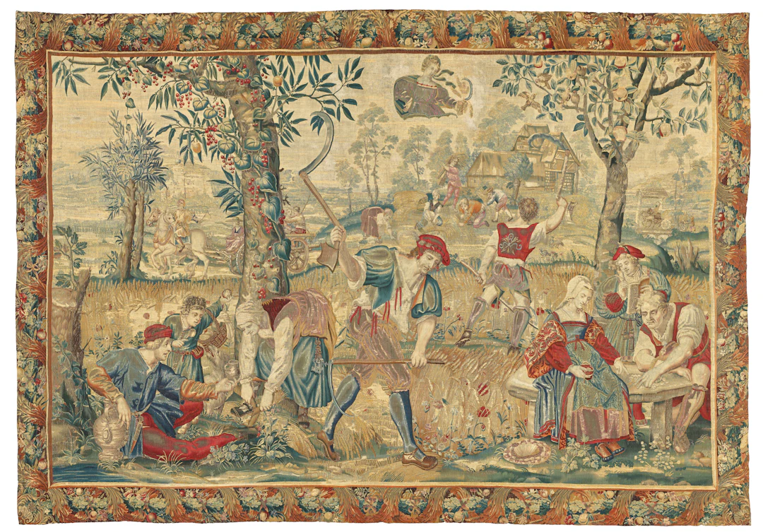 A Louis Xiv Allegorical Tapestry of Summer
