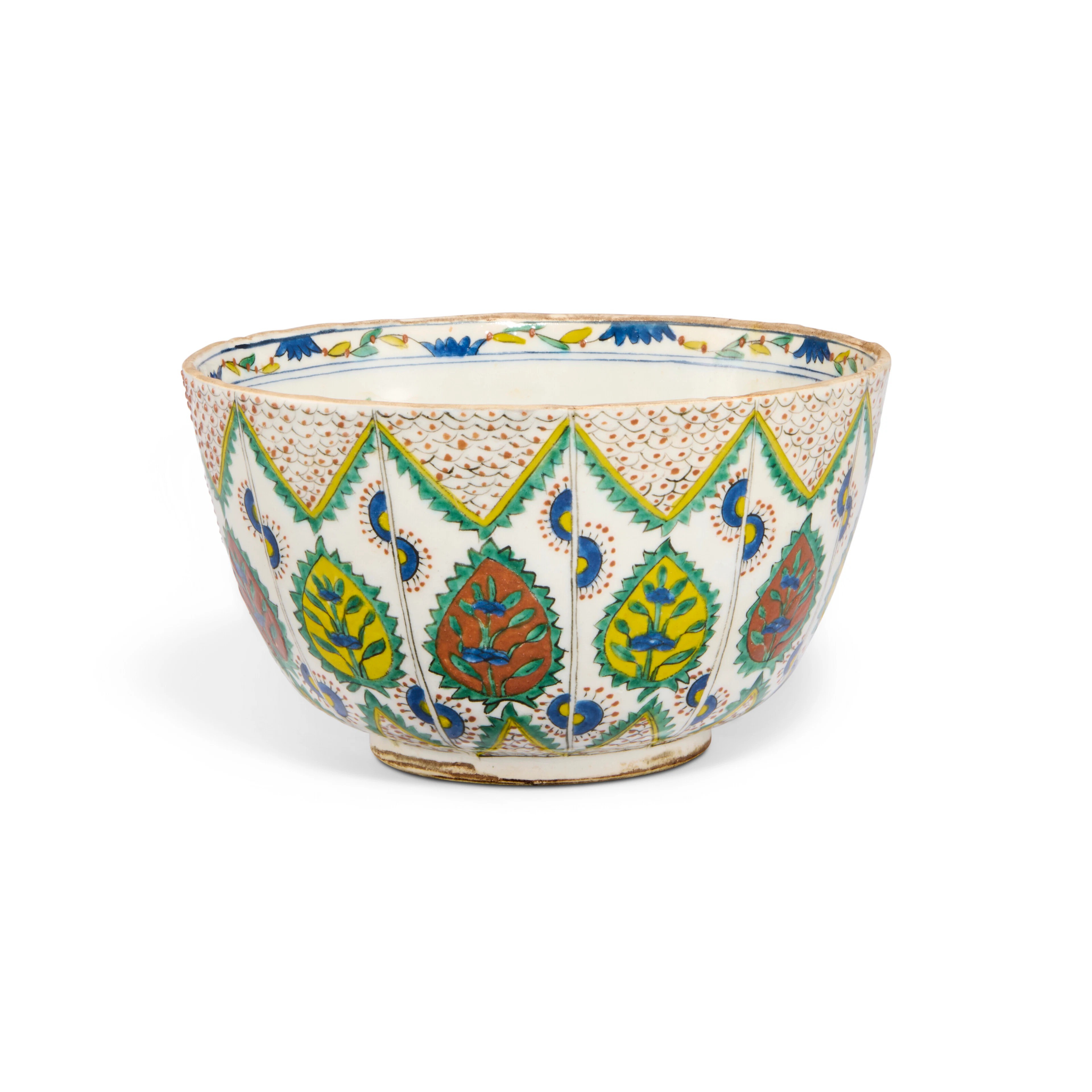 A Large Kütahya Pottery Bowl