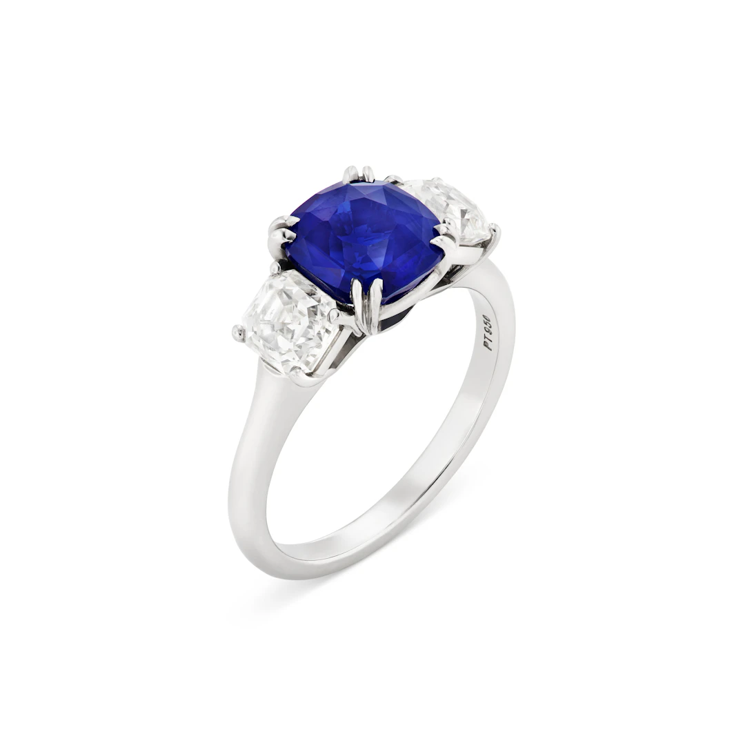 Sapphire and Diamond Ring