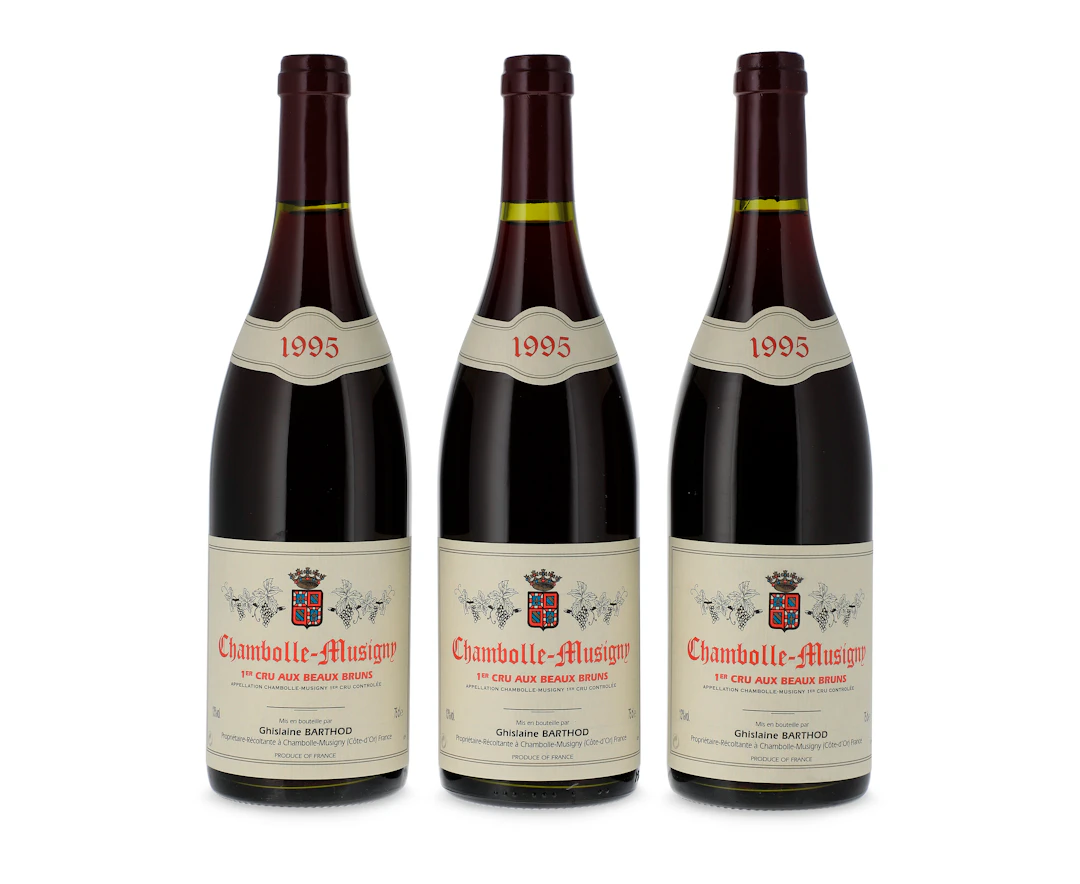 Mixed 1988 & 1995 Ghislaine Barthod, Chambolle-Musigny, Aux Beaux Bruns