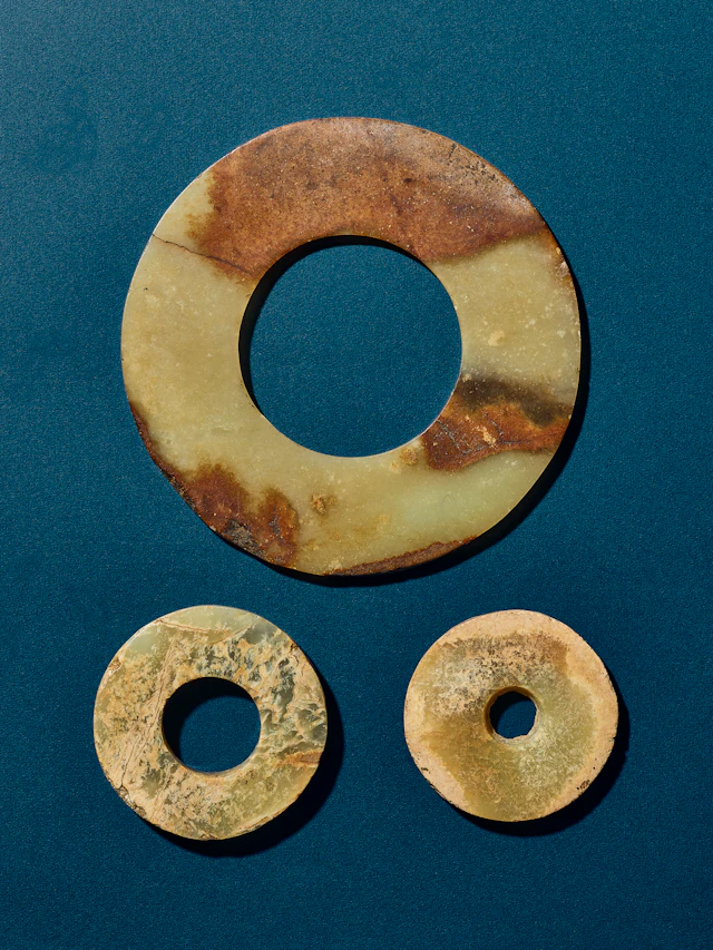 A Group of Three Jade Rings