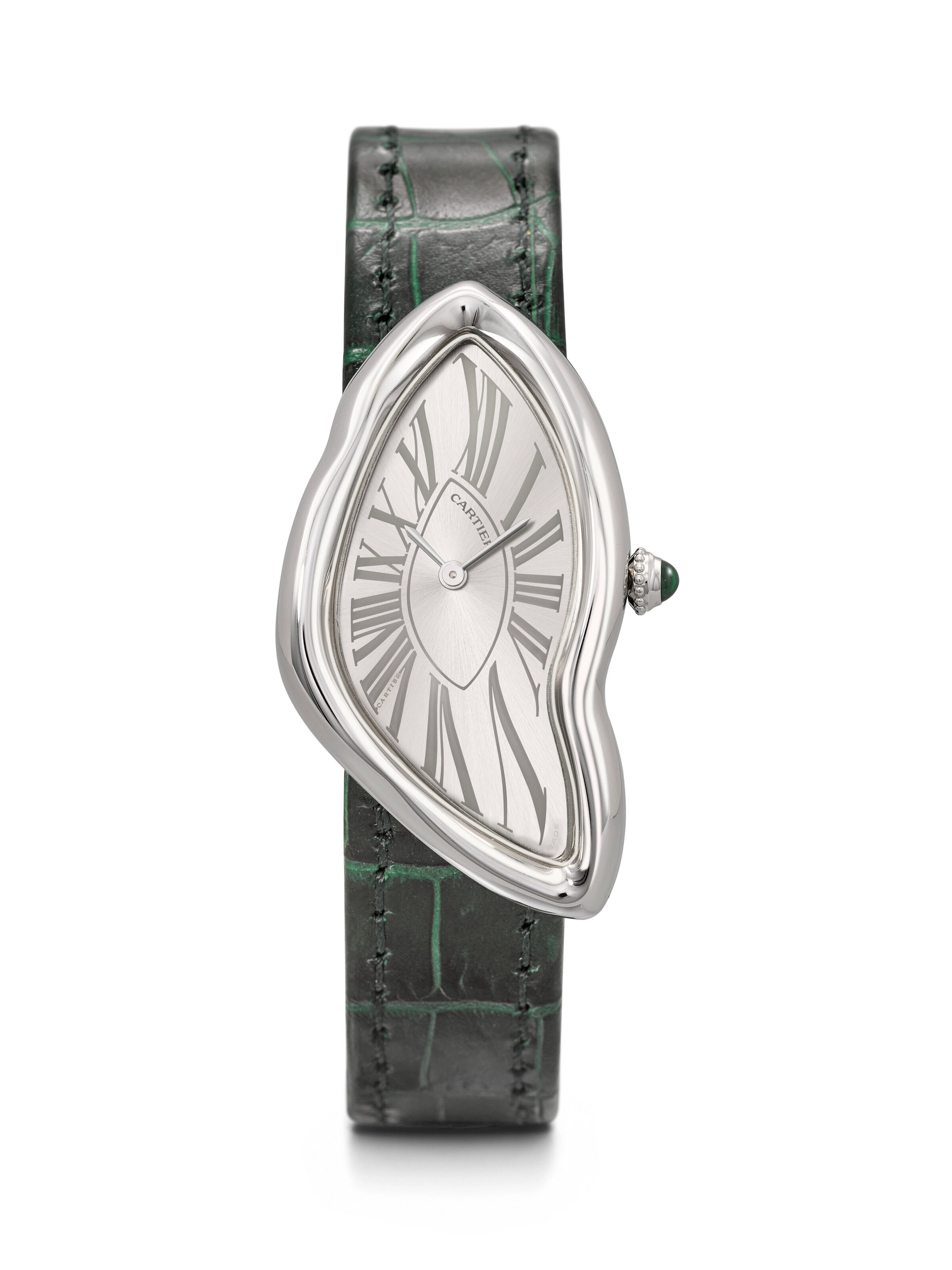 Cartier. A Special Order and Previously Unknown 18K White Gold Asymmetrical