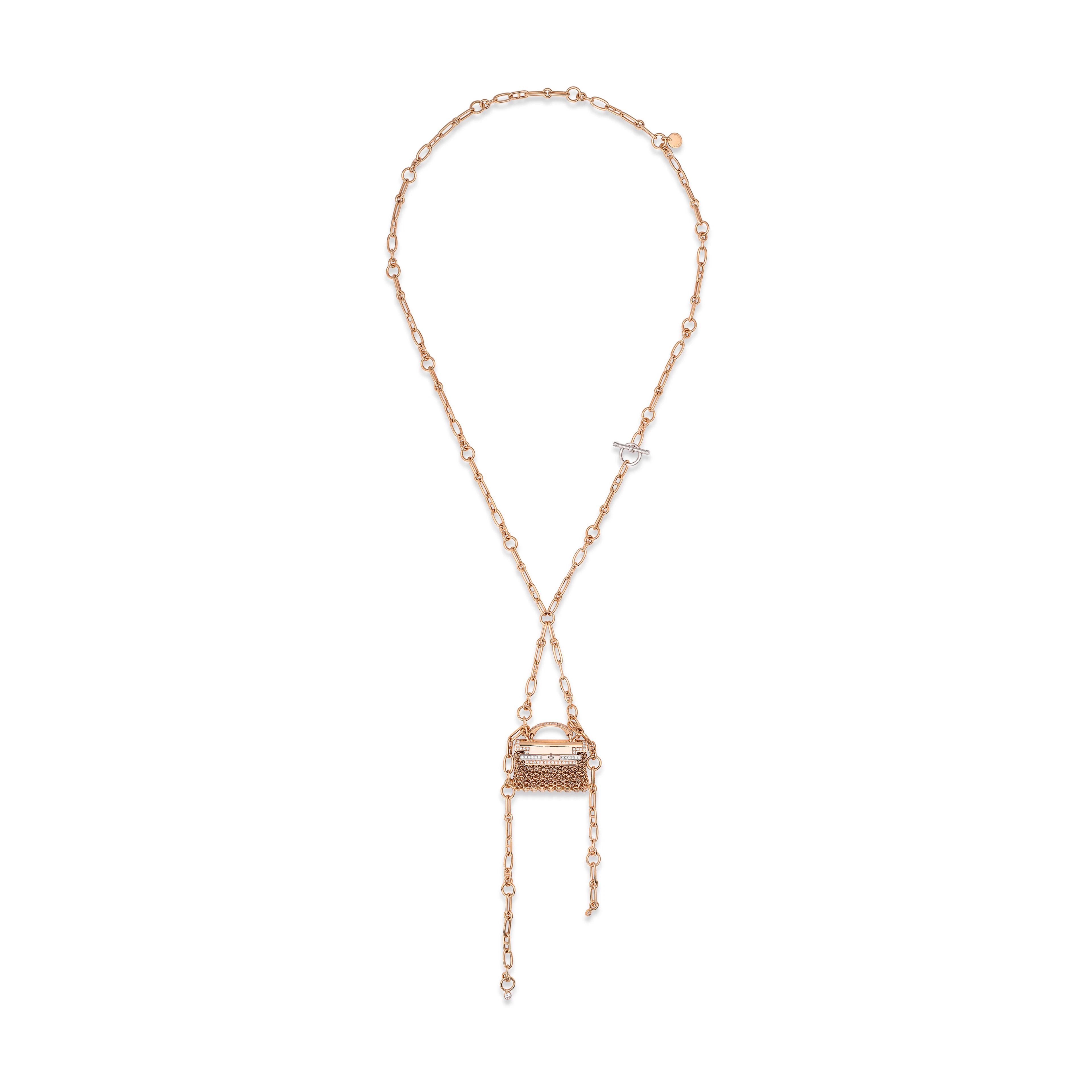 Hermes Diamond 'Precieux Kelly' Sautoir