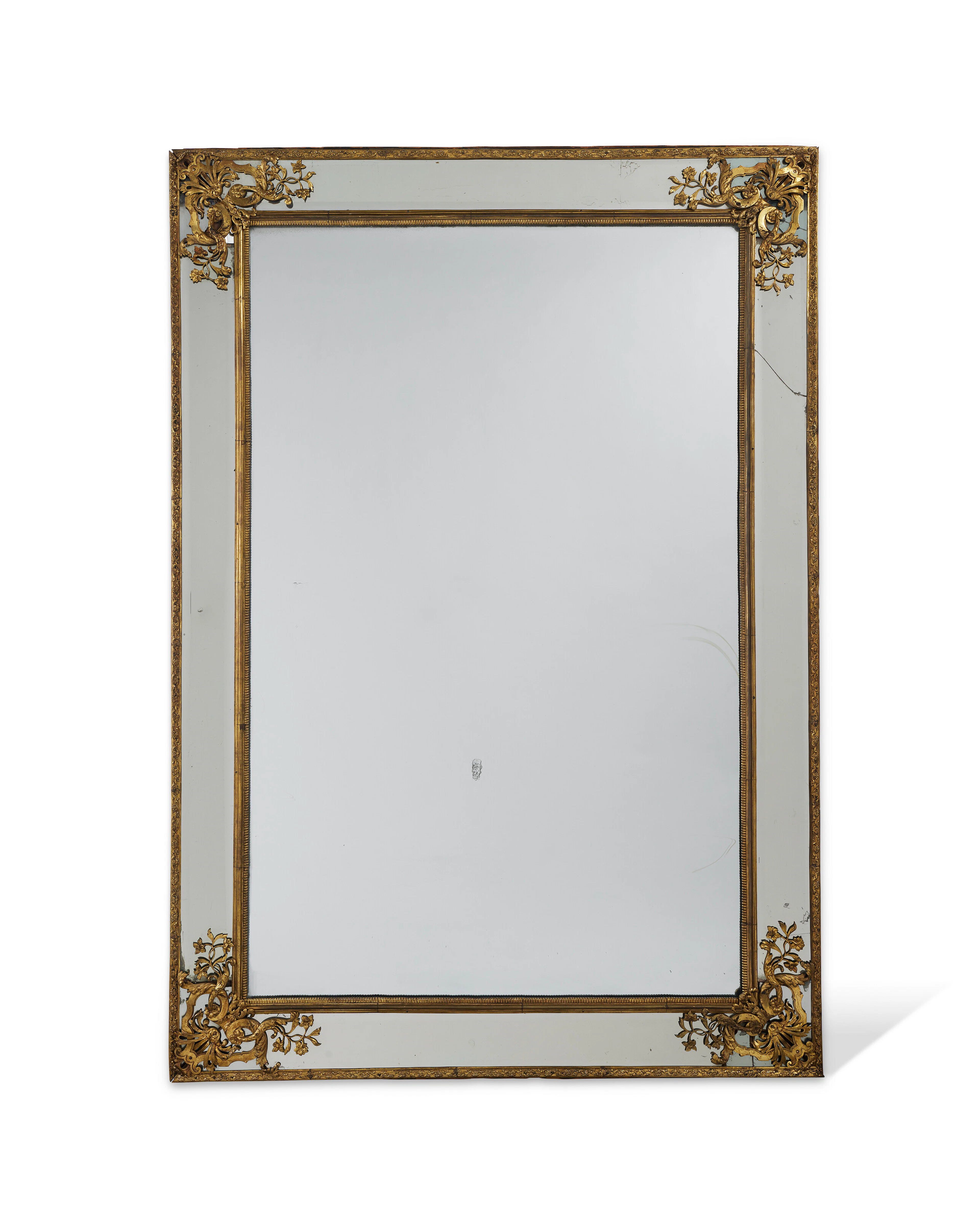 Miroir À Parecloses D'époque Régence