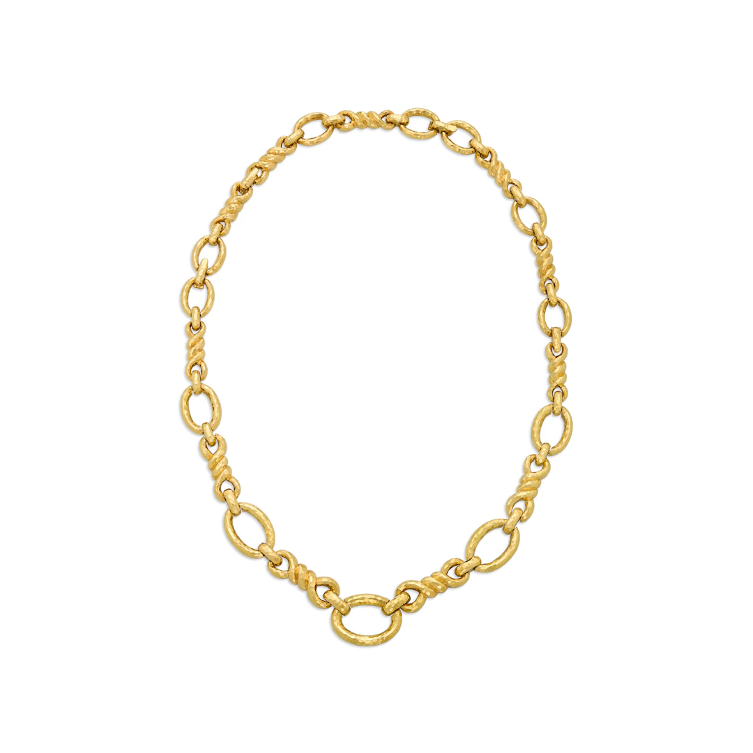 David Webb Gold Necklace