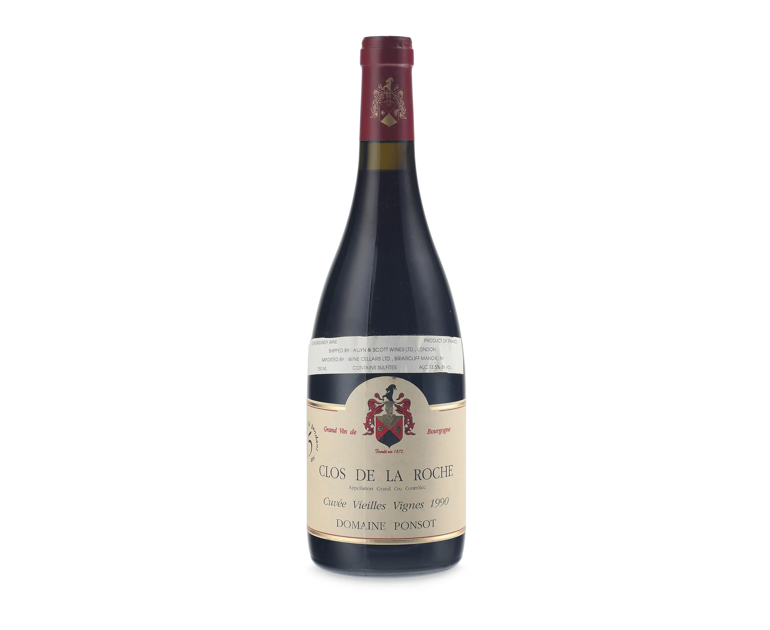 Domaine Ponsot, Clos De La Roche, Cuvée Vieilles Vignes 1990