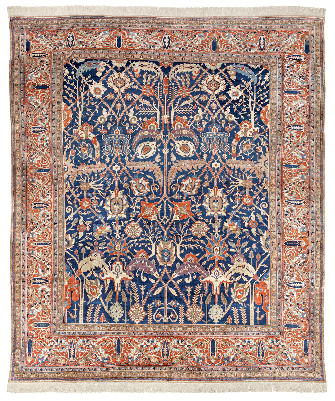 A Silk Heriz Carpet