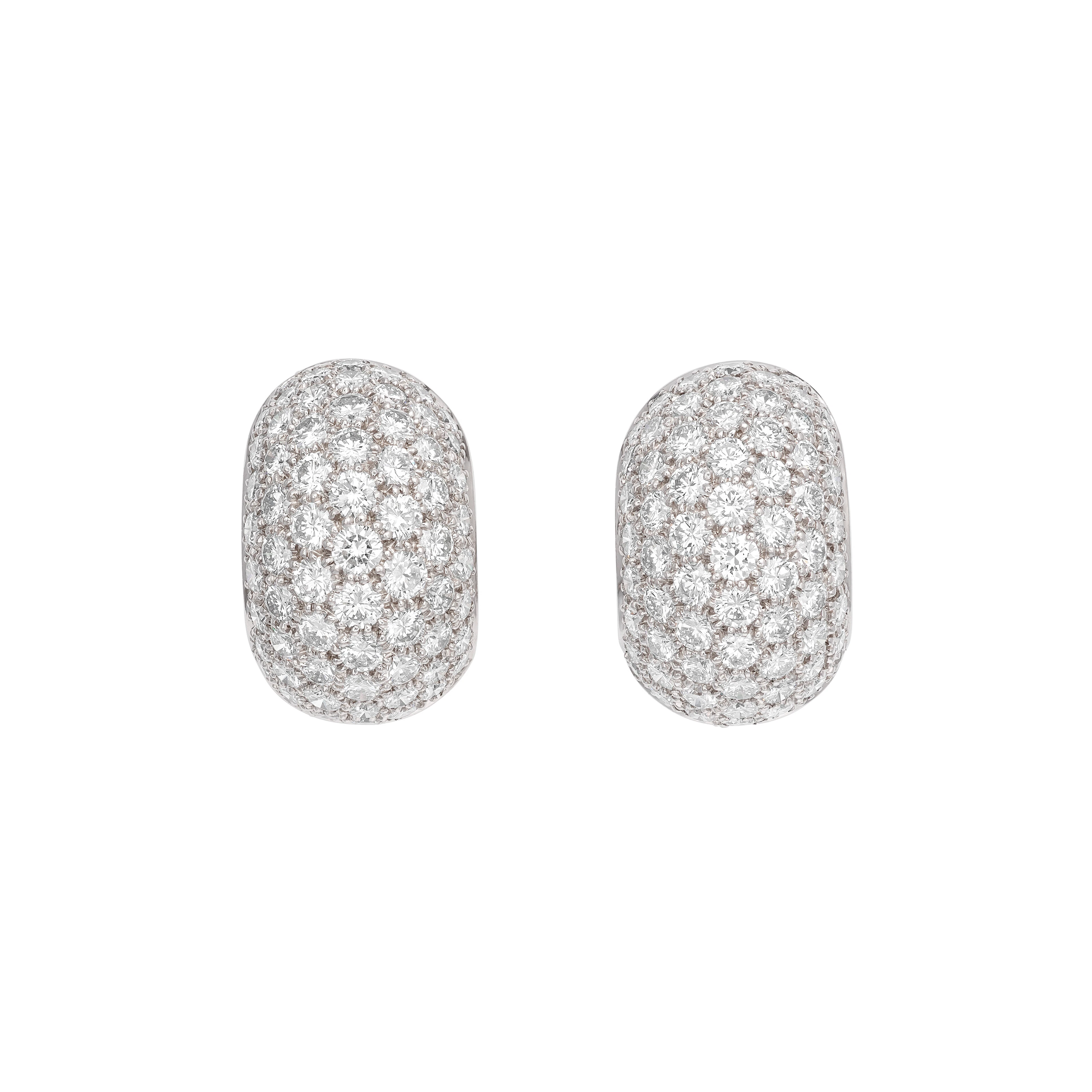 Van Cleef & Arpels Pair of Diamond Earrings