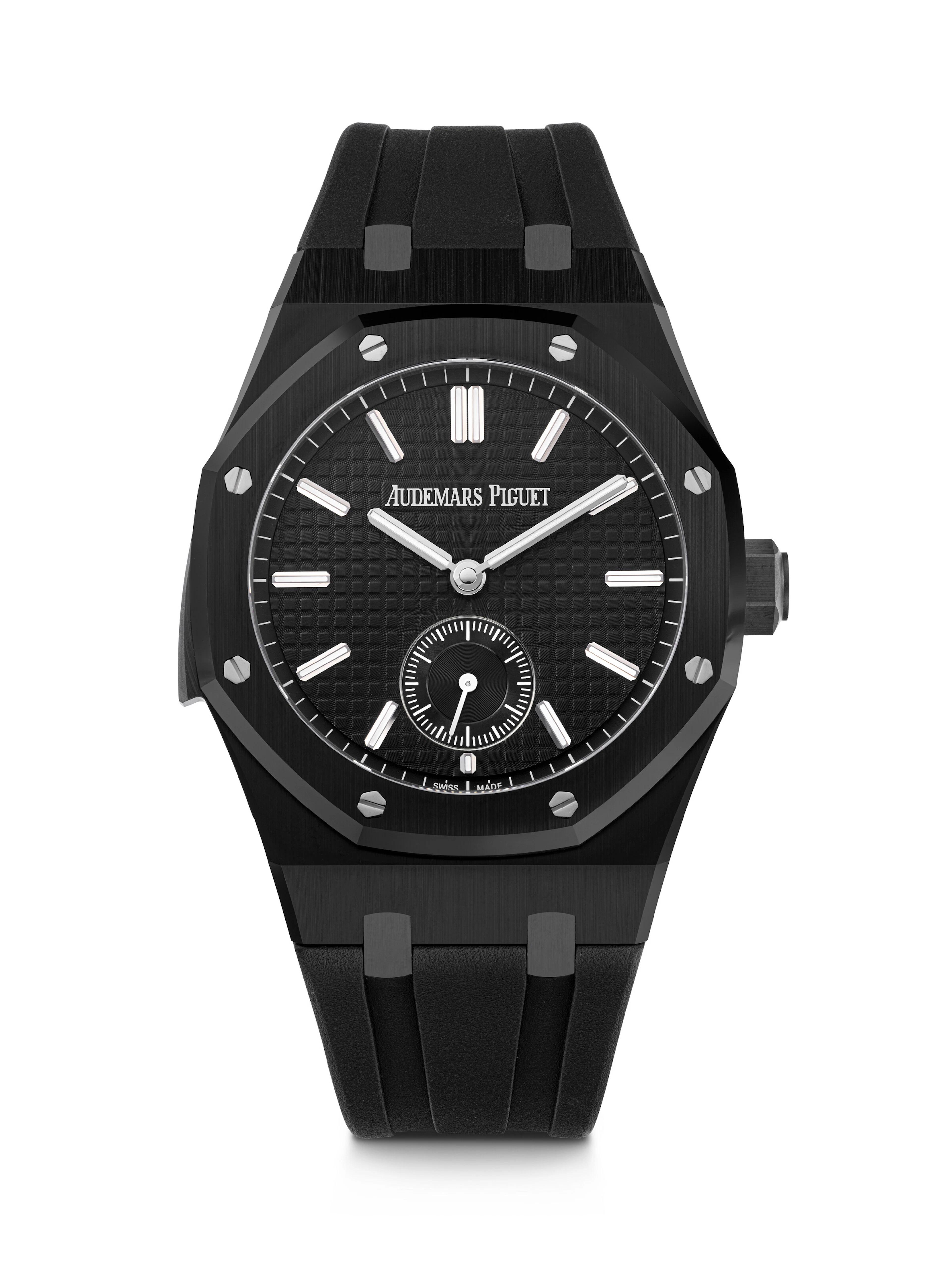 AUDEMARS PIGUET. A VERY RARE AND IMPRESSIVE BLACK CERAMIC MINUTE REPEATING