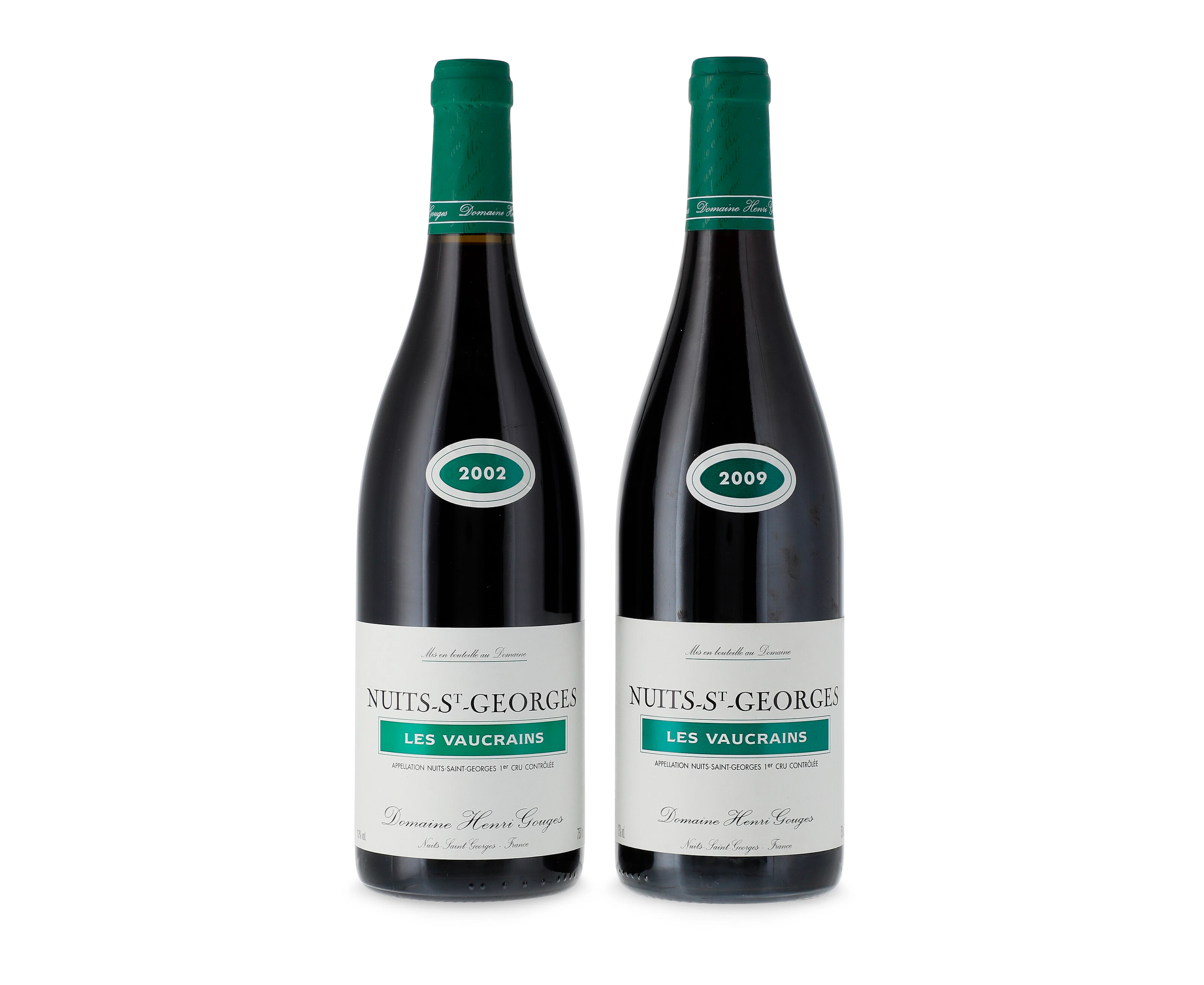 Mixed 2002 & 2009 Domaine Henri Gouges, Nuits-Saint-Georges, Les Vaucrains
