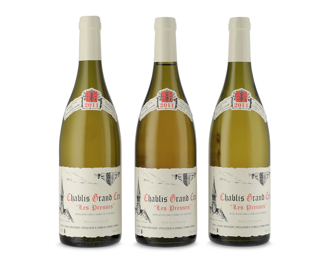 Mixed 2009 & 2011 Vincent Dauvissat, Chablis, Preuses