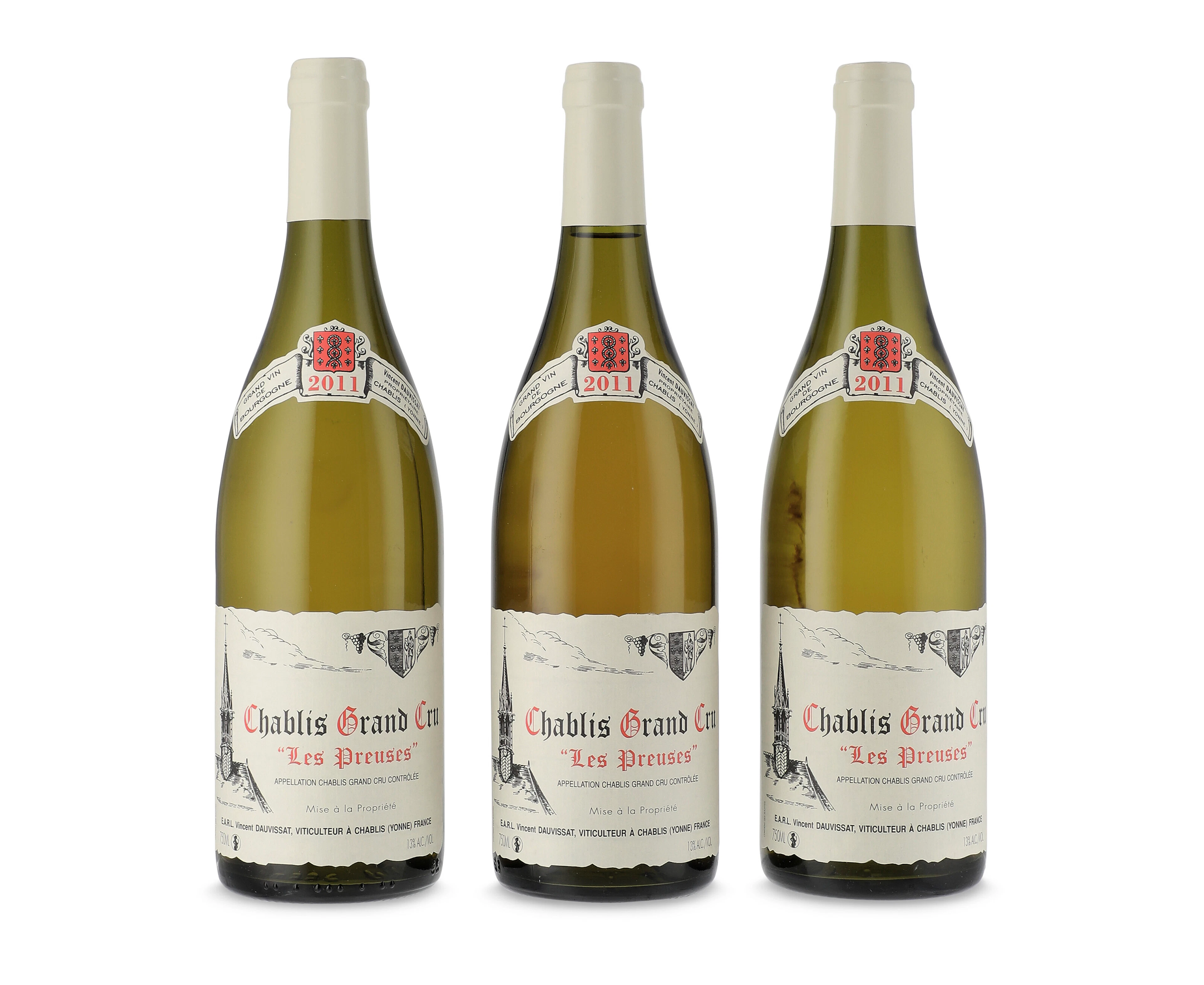Mixed 2009 & 2011 Vincent Dauvissat, Chablis, Preuses