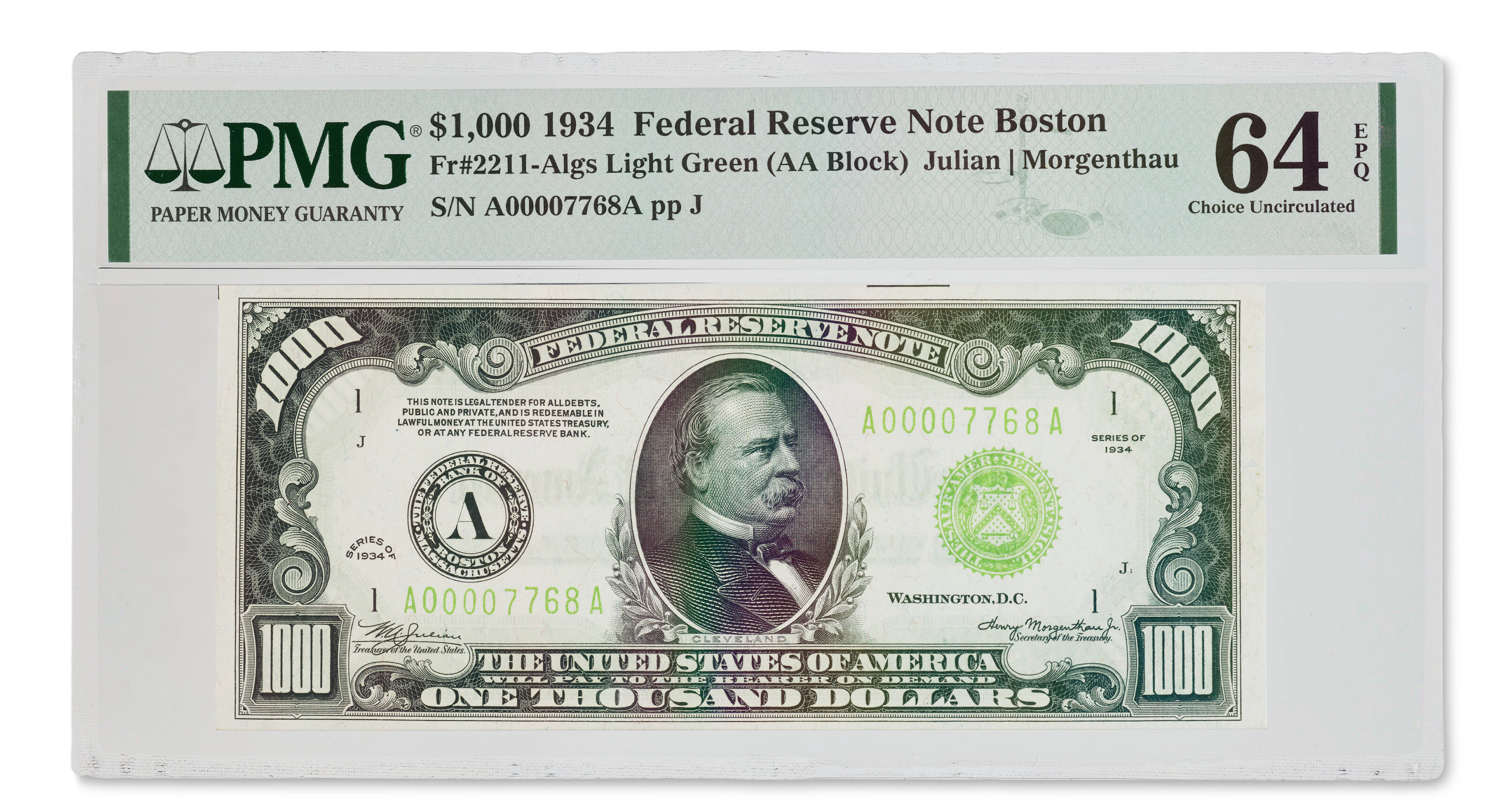 $1,000 Federal Reserve Note