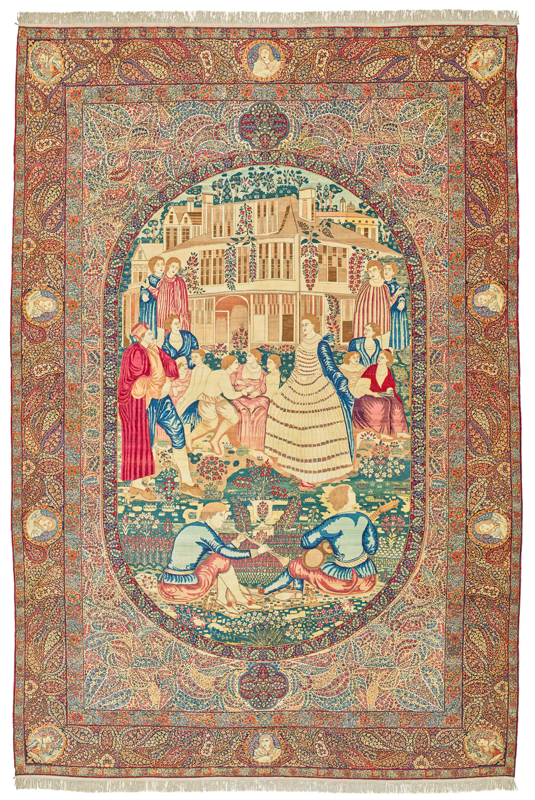 A Pictorial Kirman Carpet