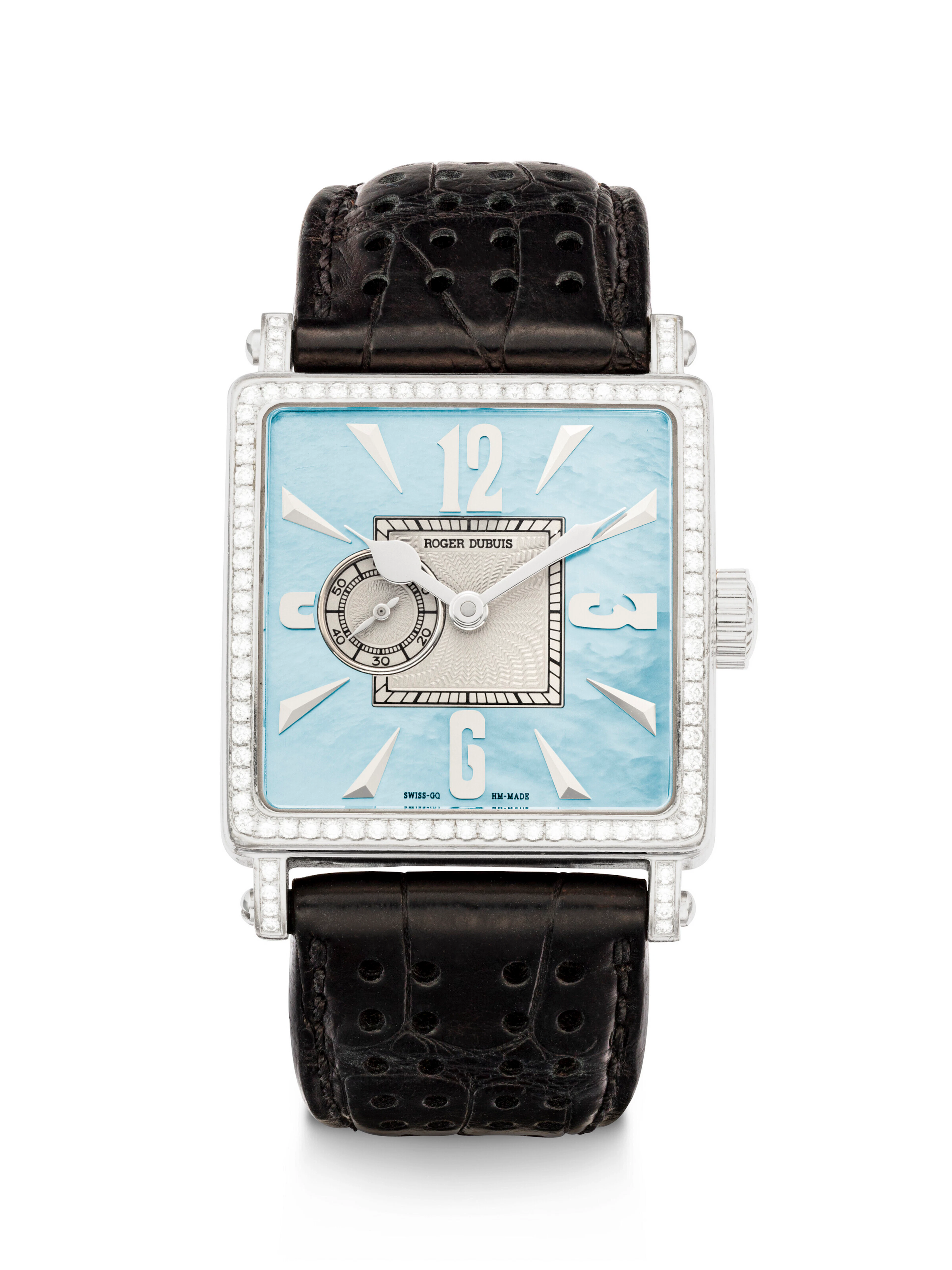 Roger Dubuis, White Gold Diamond-Set Wristwatch with Mother-Of-Pearl Dial