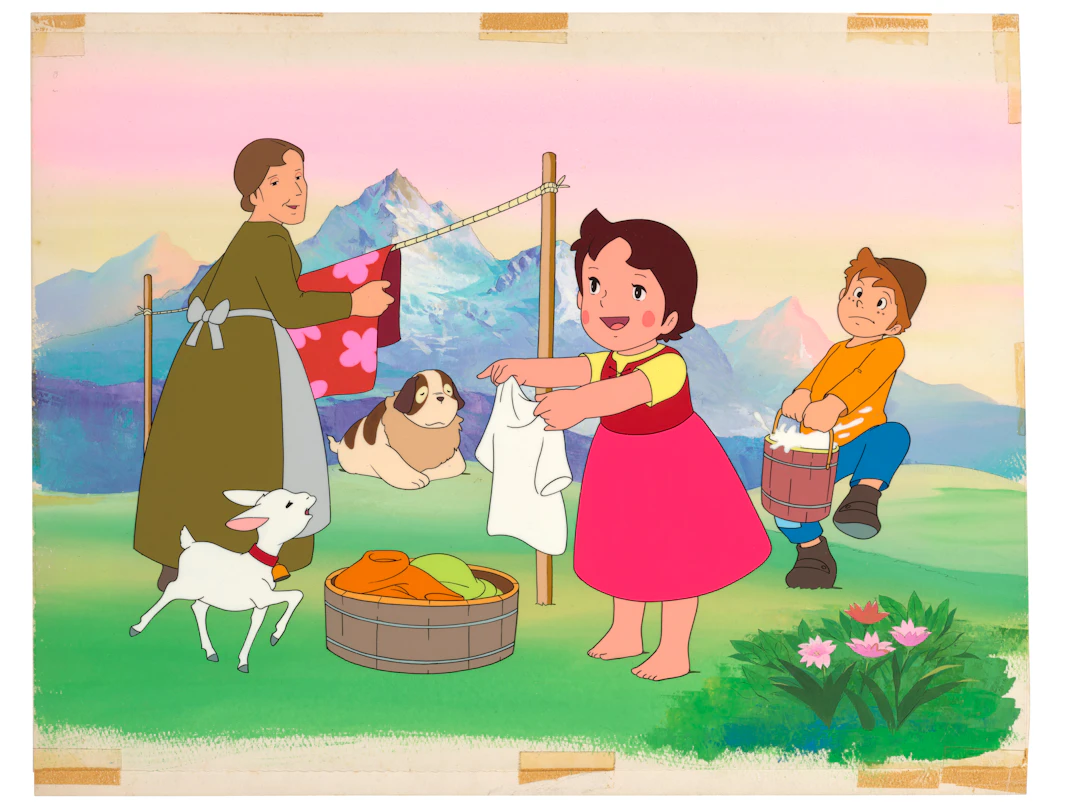 Heidi, Girl of the Alps - Heidi, Peter, Brigitte and Joseph (C. 1974)