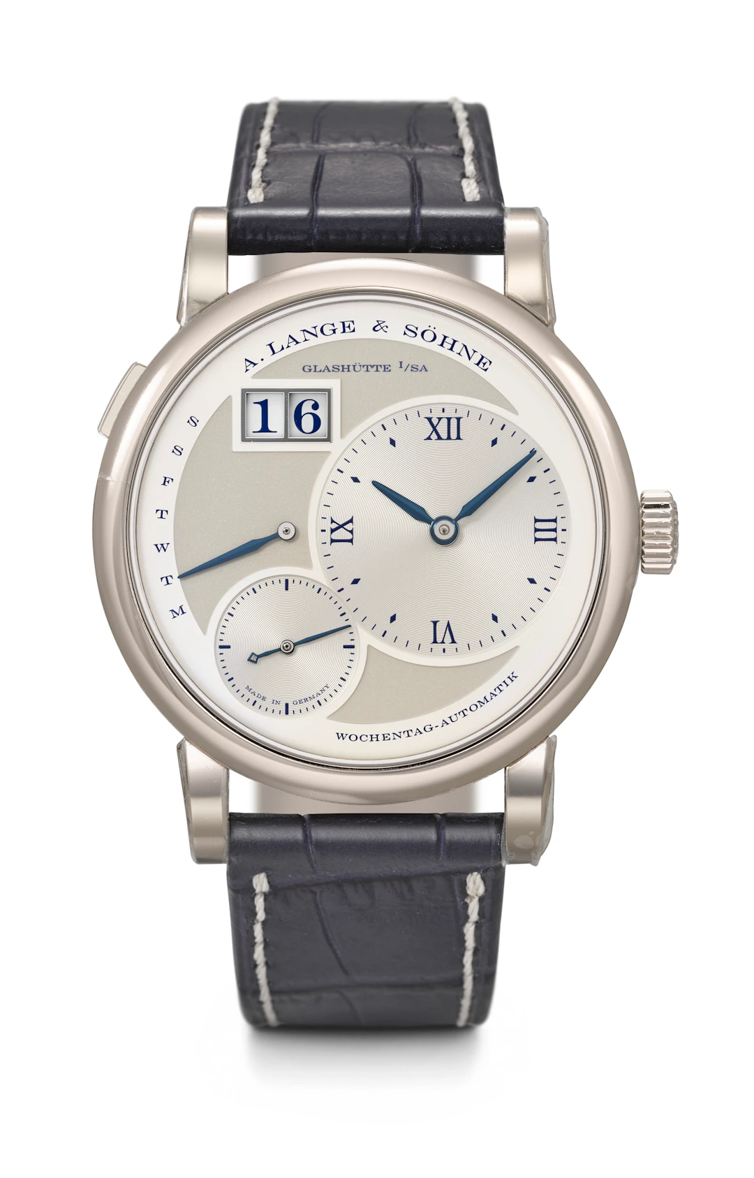 A. Lange & söhne. An Attractive 18K White Gold Limited Edition Automatic