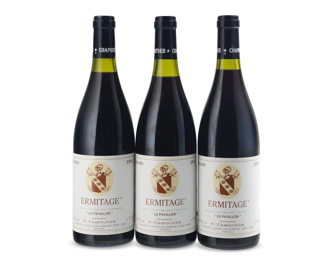 M. Chapoutier, Ermitage Le Pavillon 1991