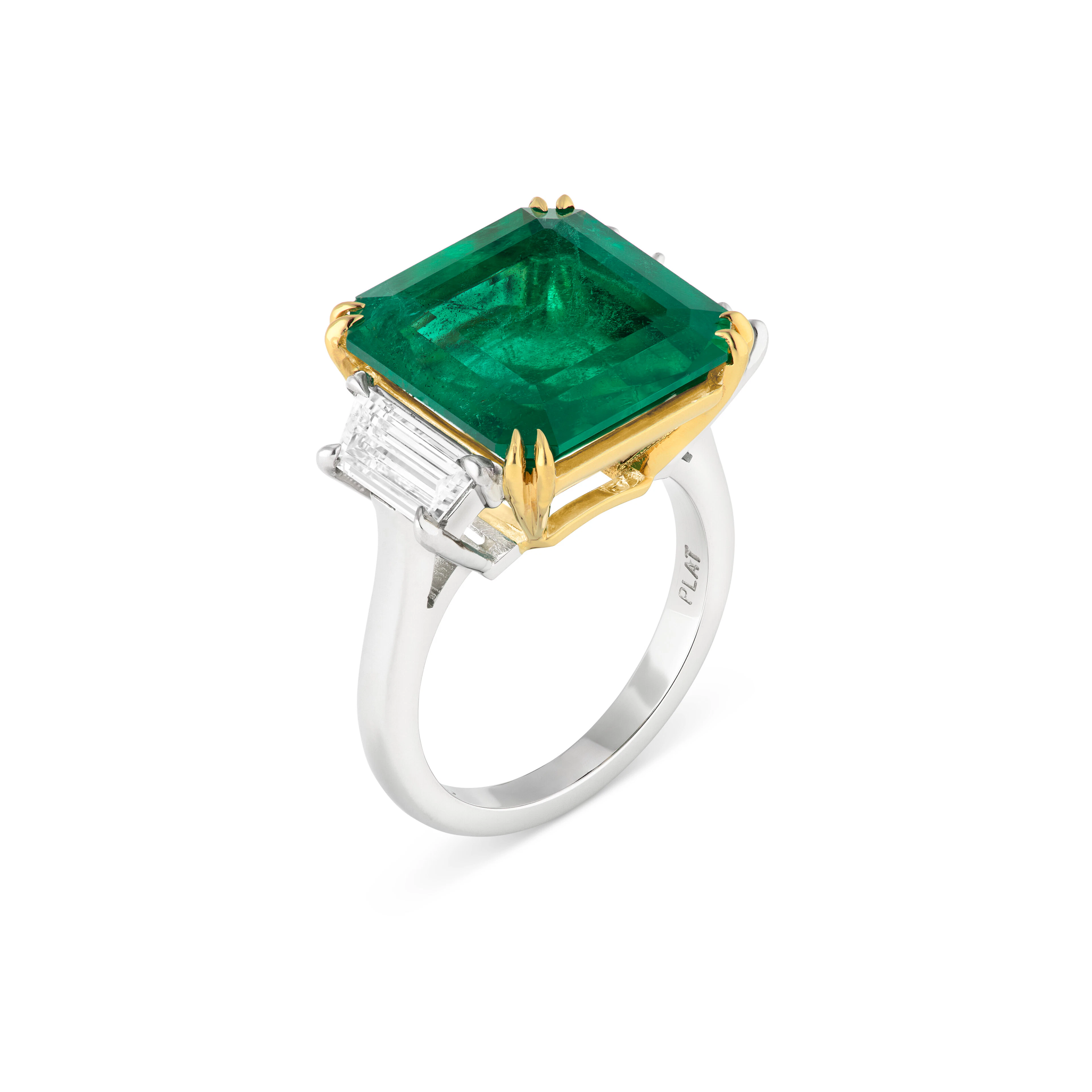 Emerald and Diamond Ring