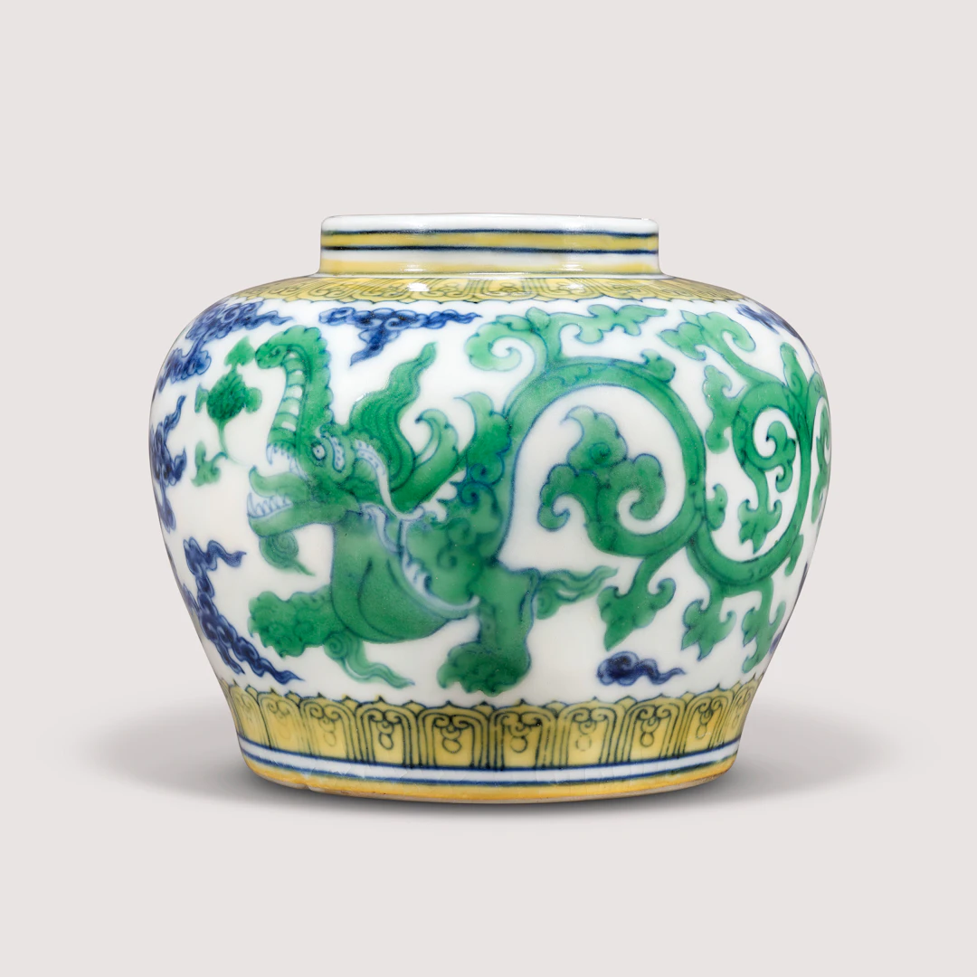 A Doucai ‘ Kui Dragon’ Jar