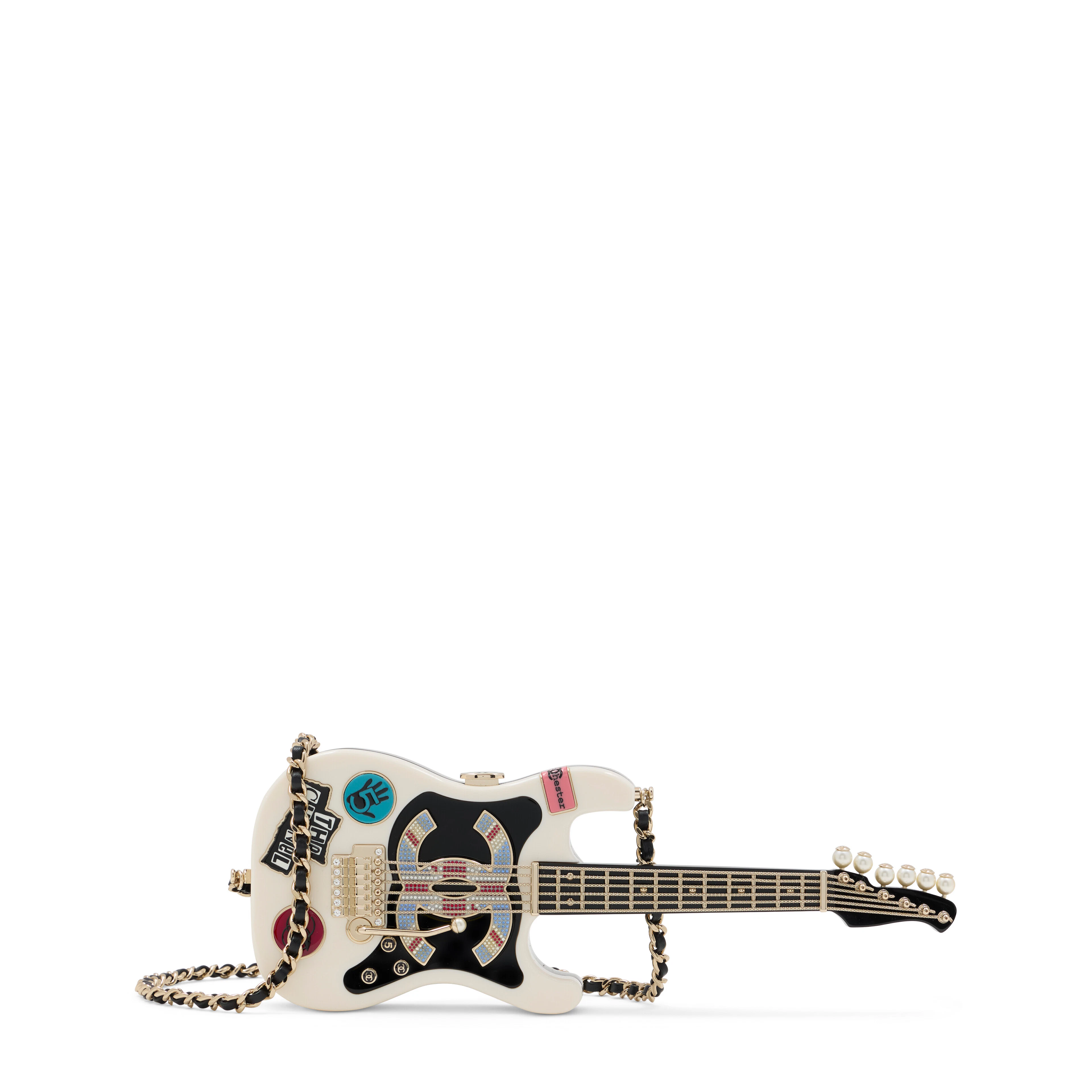 A MÉTIERS D’ART MANCHESTER RUNWAY GUITAR MINAUDIÈRE BAG