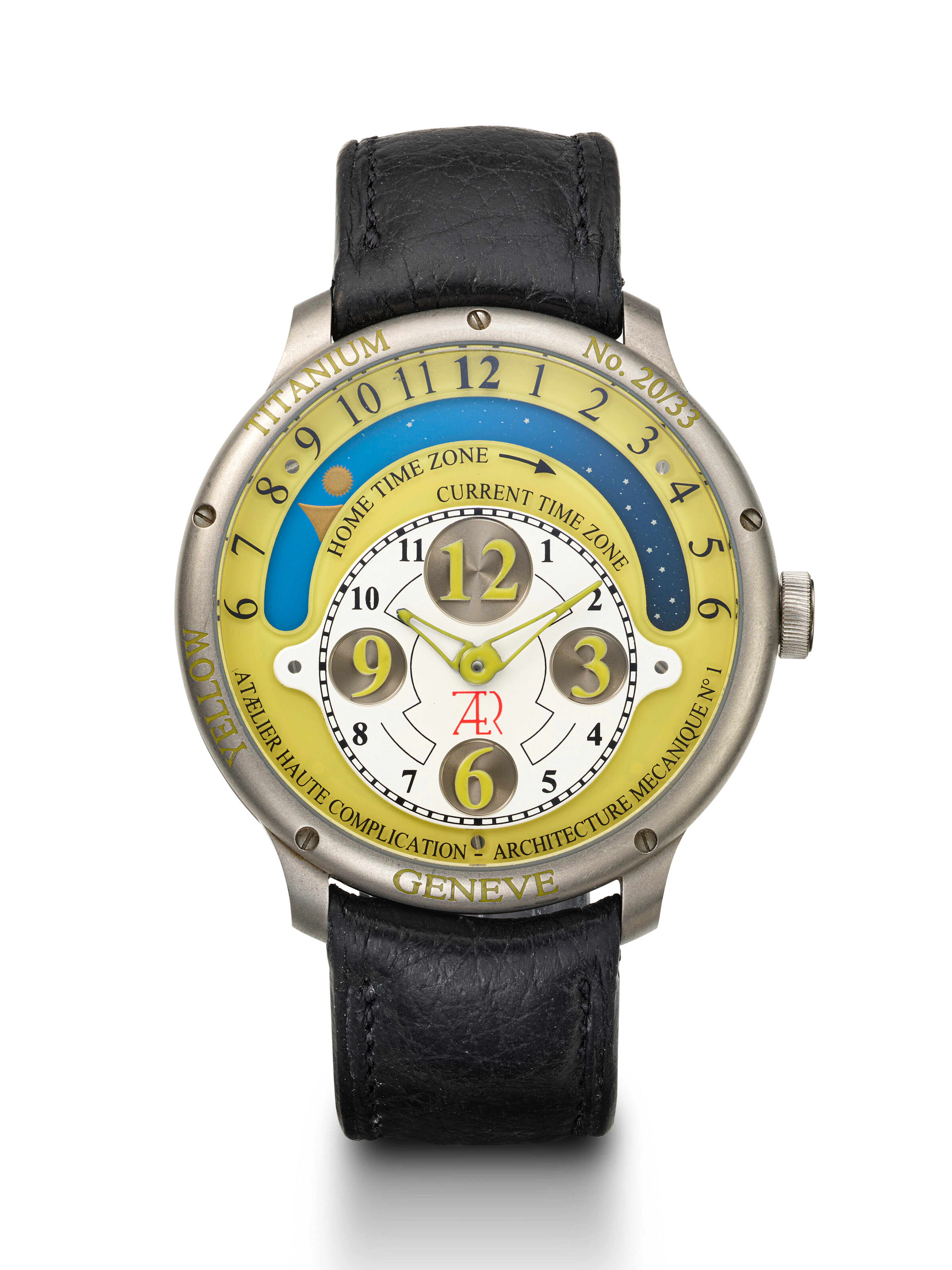 Atælier Haute Complication, Limited Edition Titanium Dual Time 'Yellow Model'