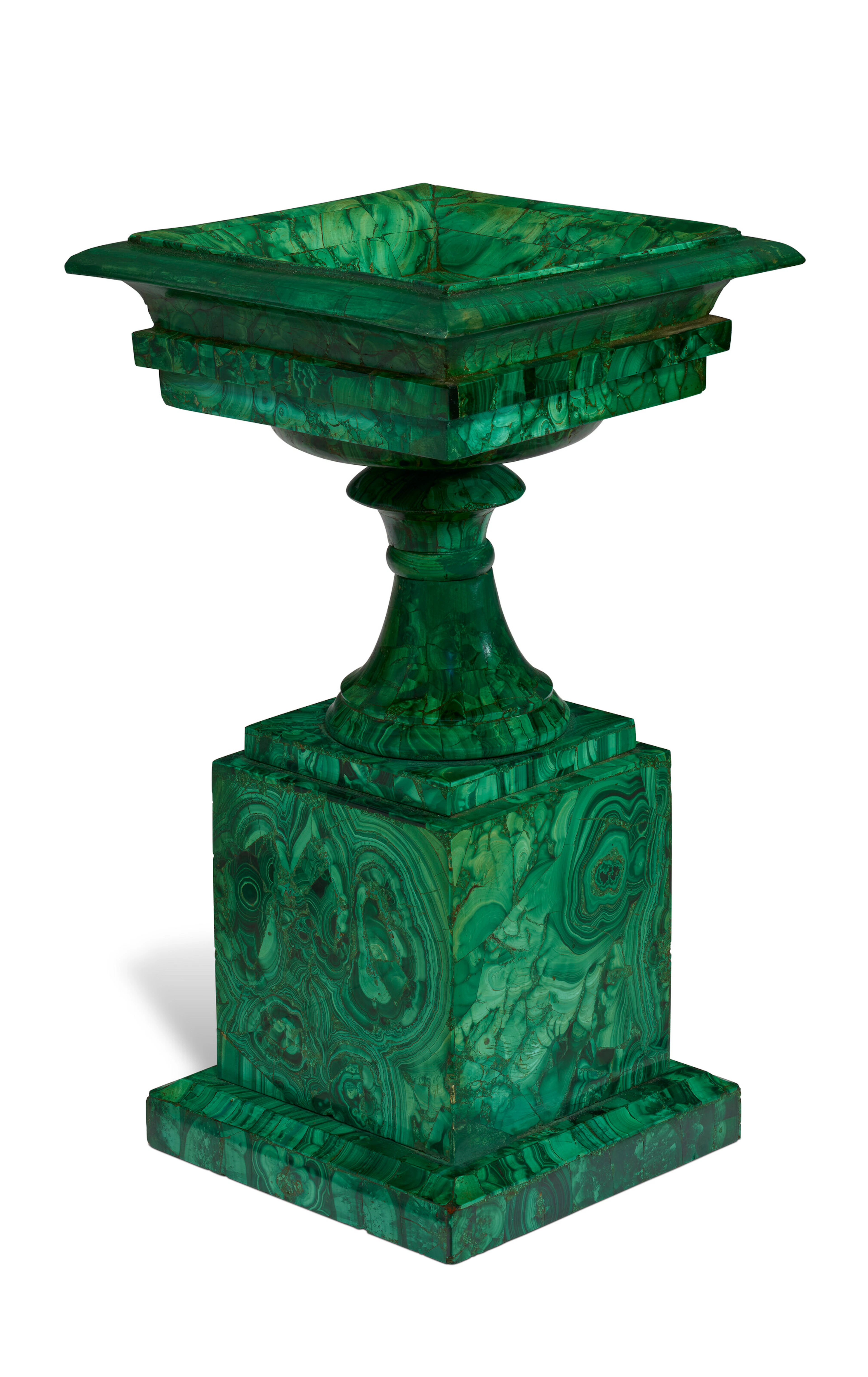A Russian Malachite Tazza
