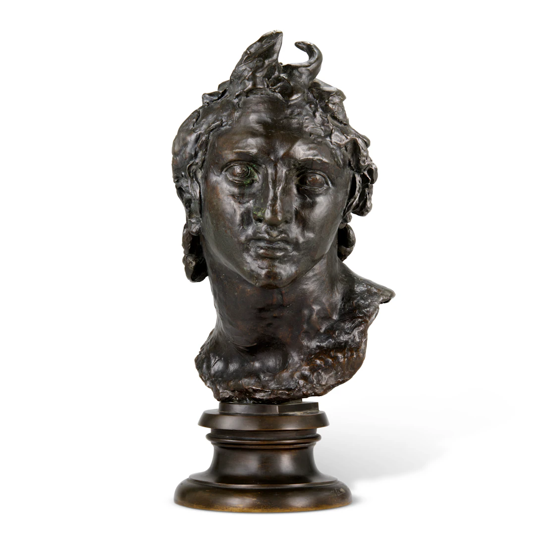 A Bronze Bust of Alexander the Great
