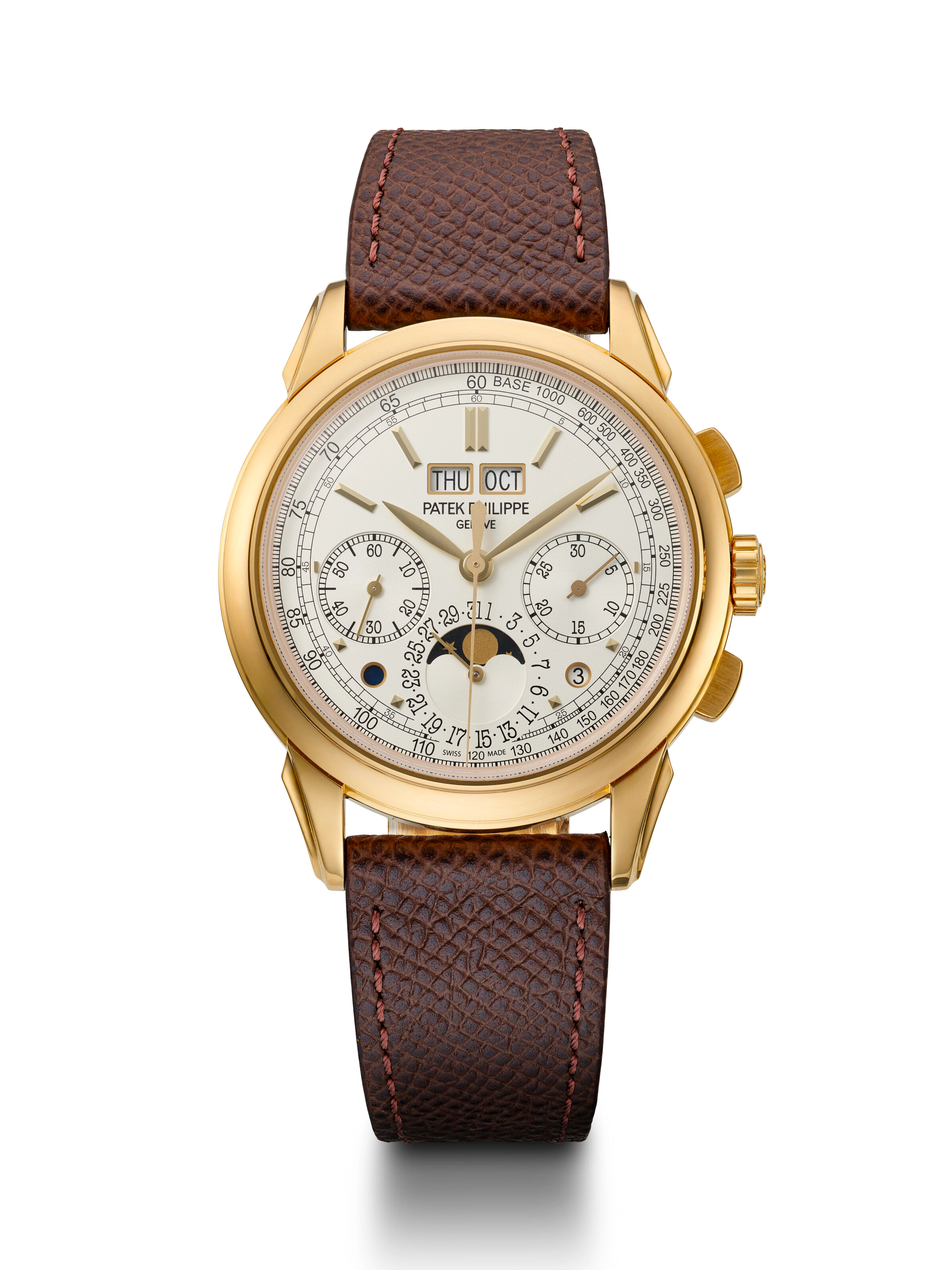 Patek Philippe, Yellow Gold Perpetual Calendar Chronograph Wristwatch