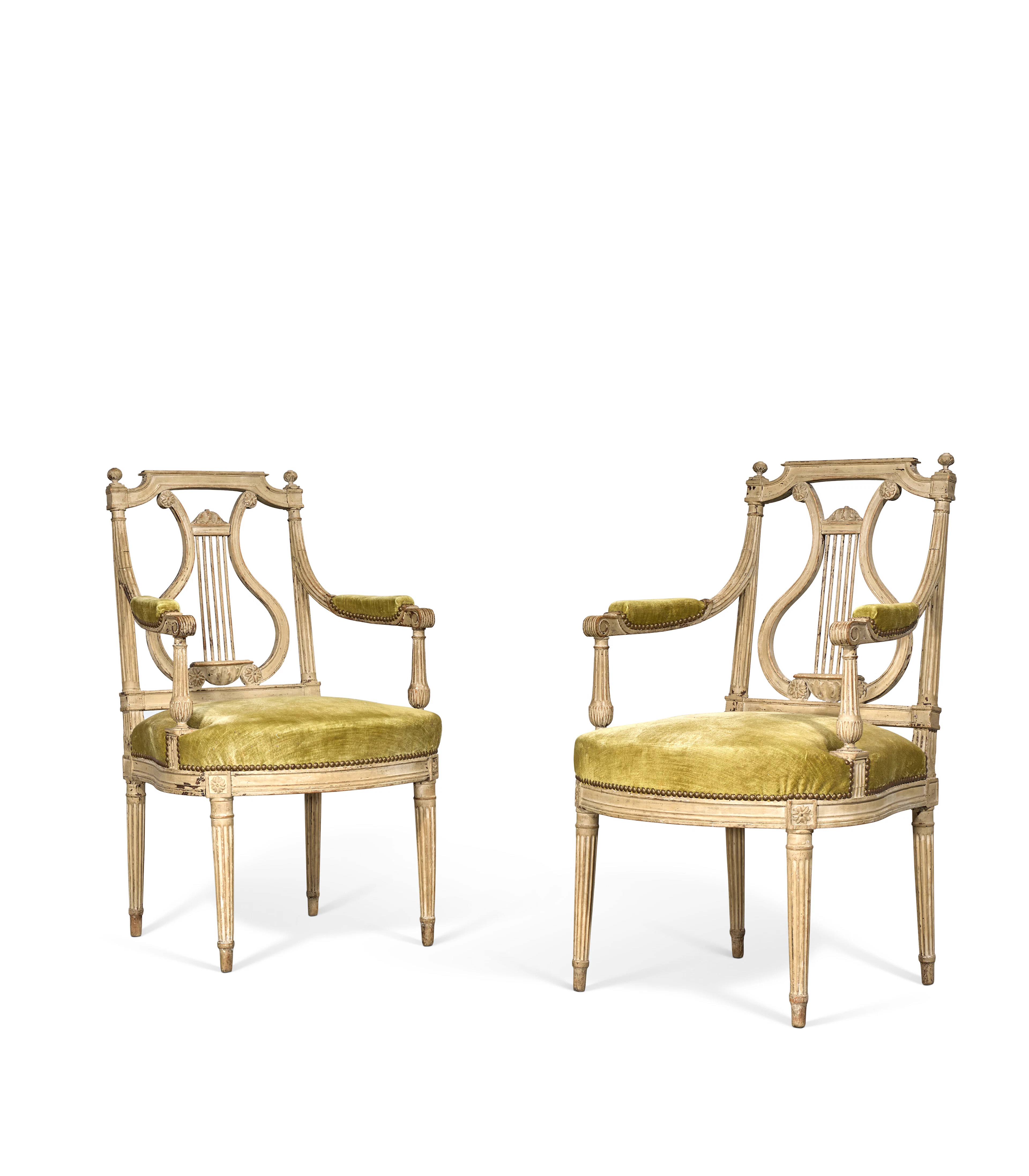 Paire De Fauteuils D’époque Directoire