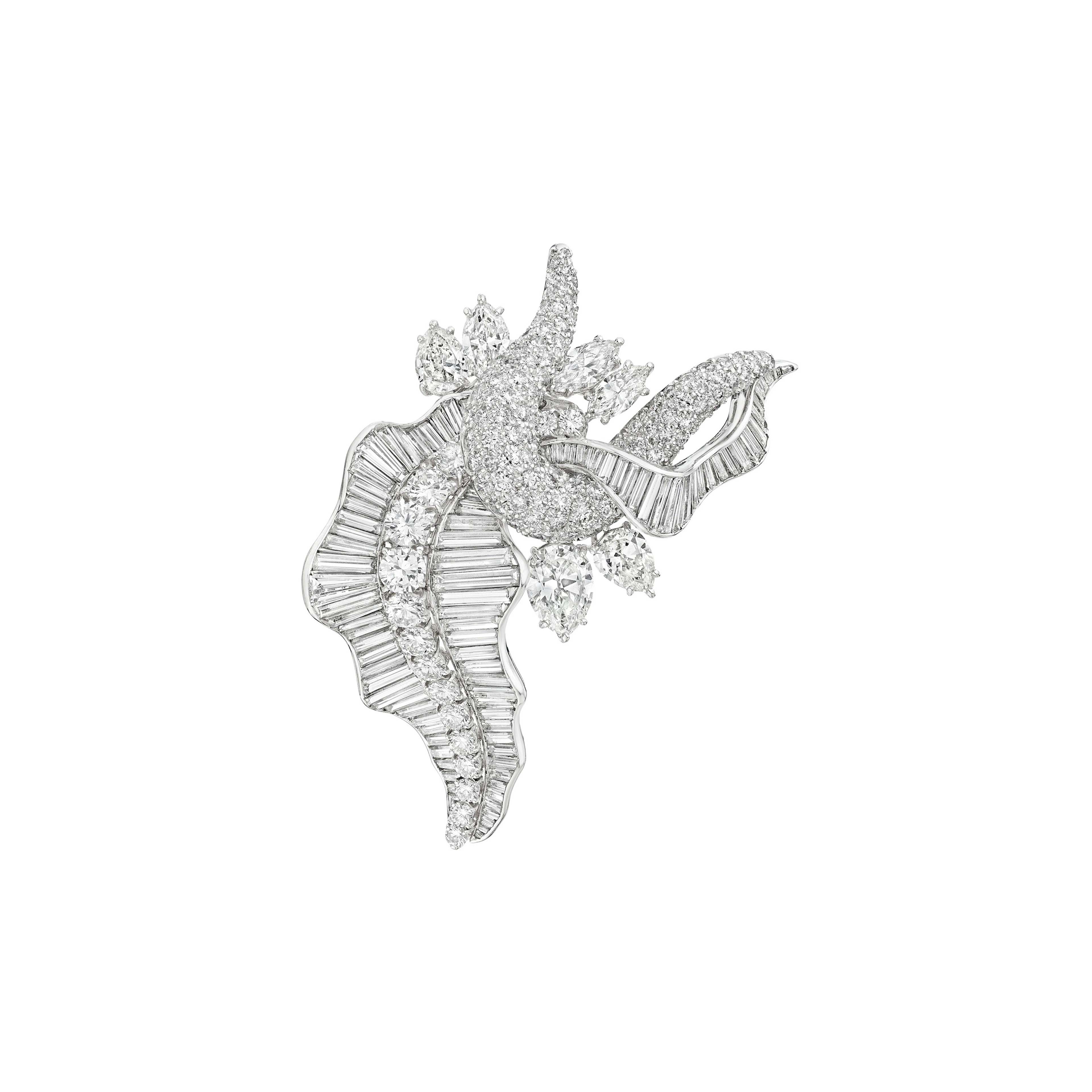 HARRY WINSTON DIAMOND BROOCH