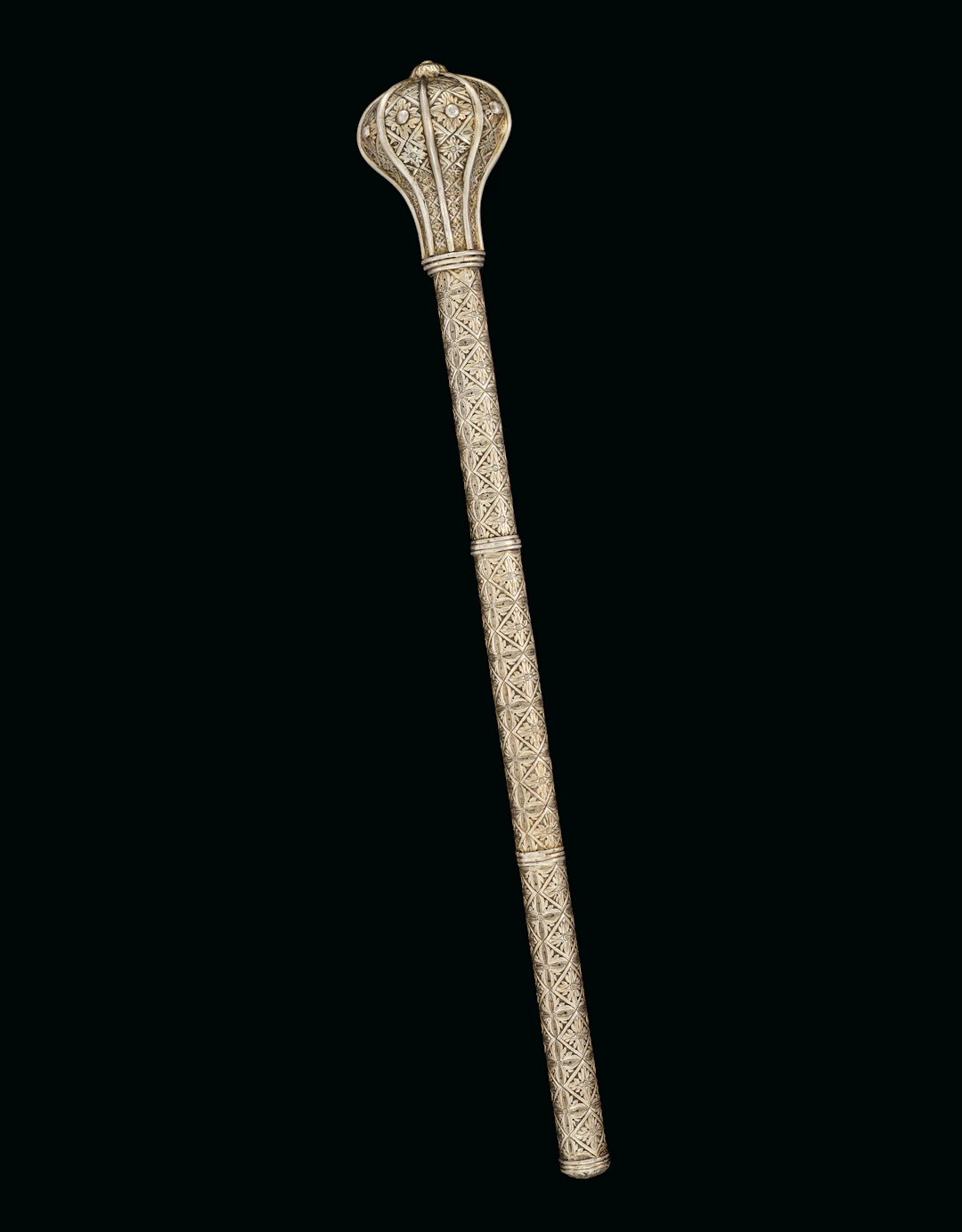 A Silver-Gilt Mace
