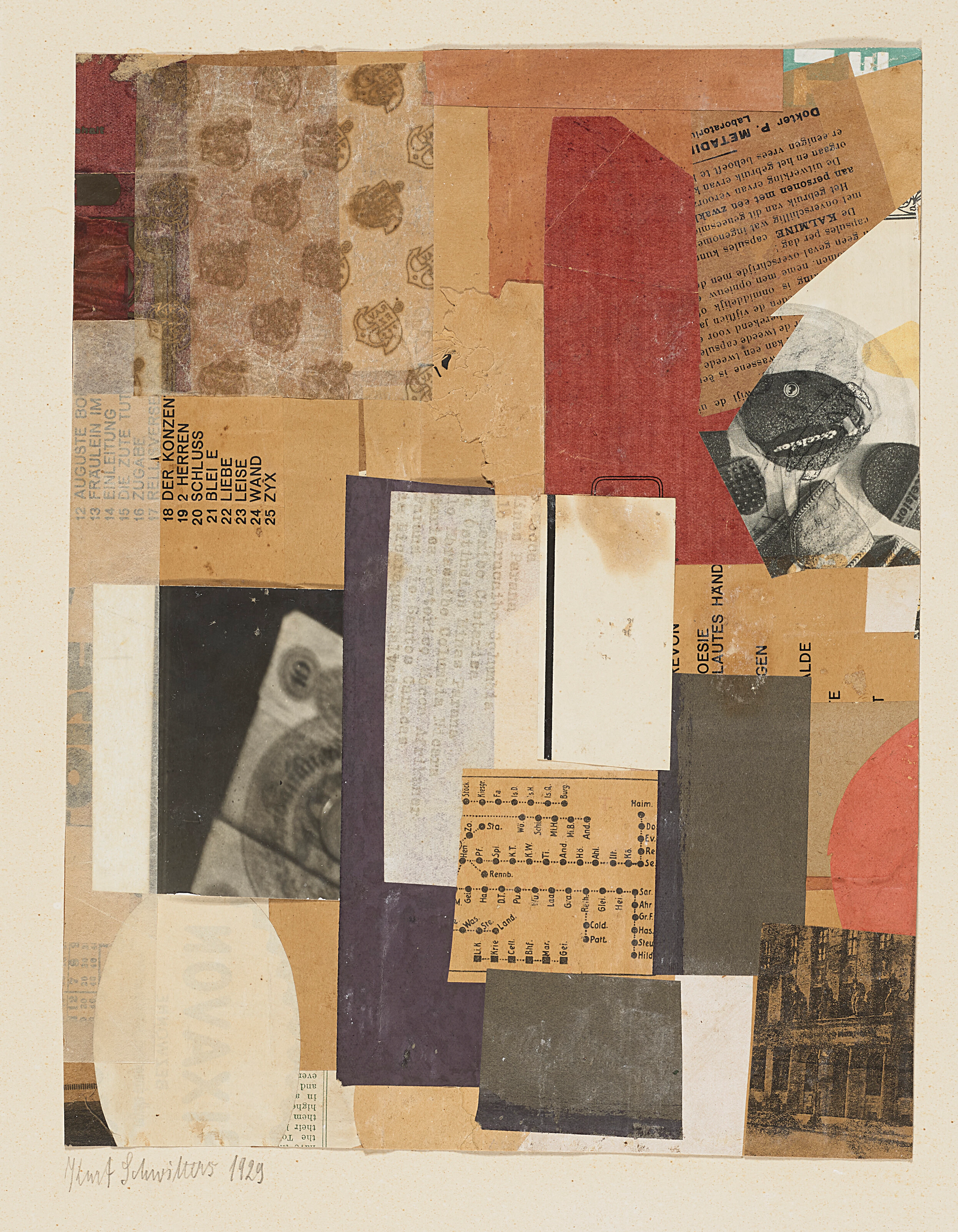 KURT SCHWITTERS (1887-1948)