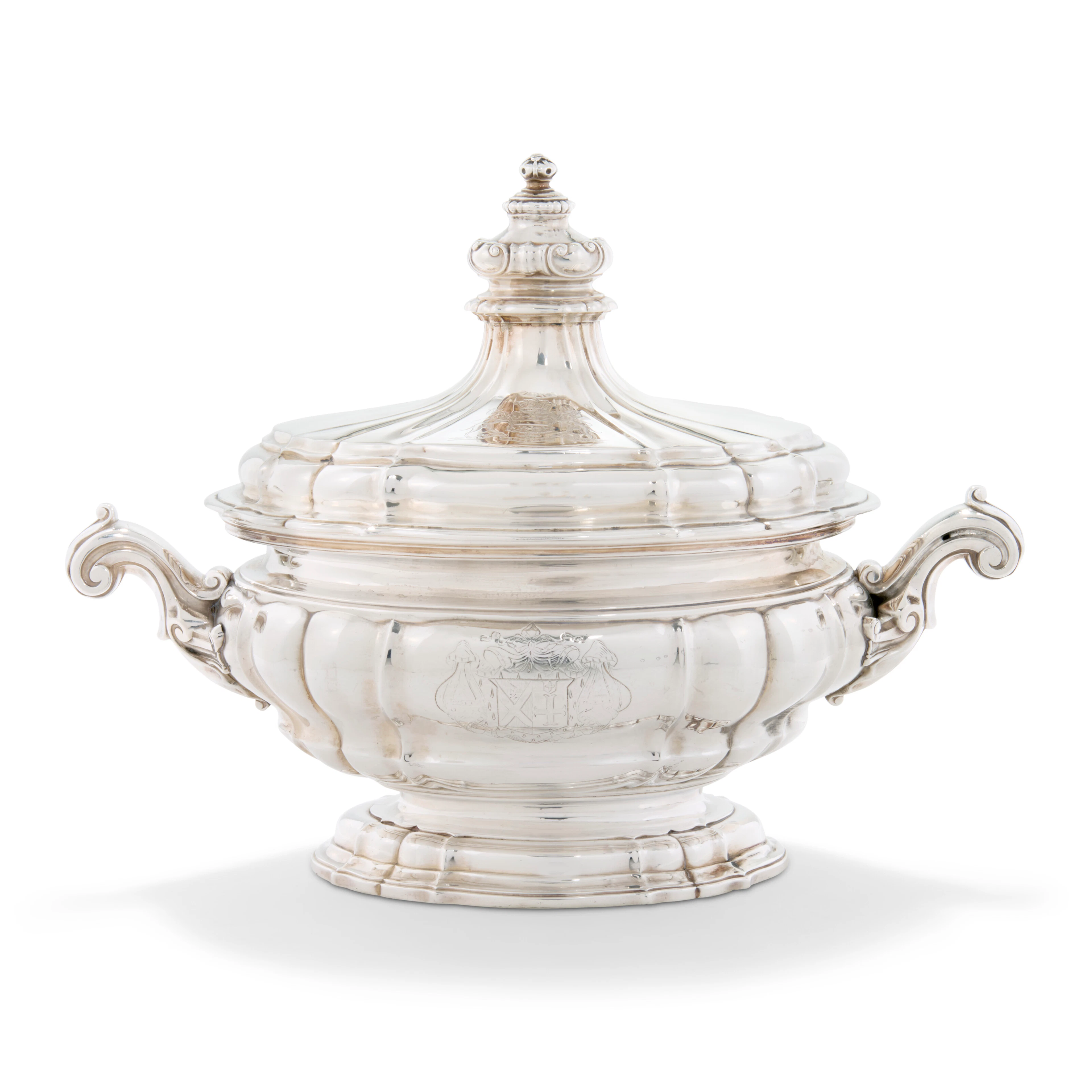 A George Ii Silver Soup Tureen and Cover