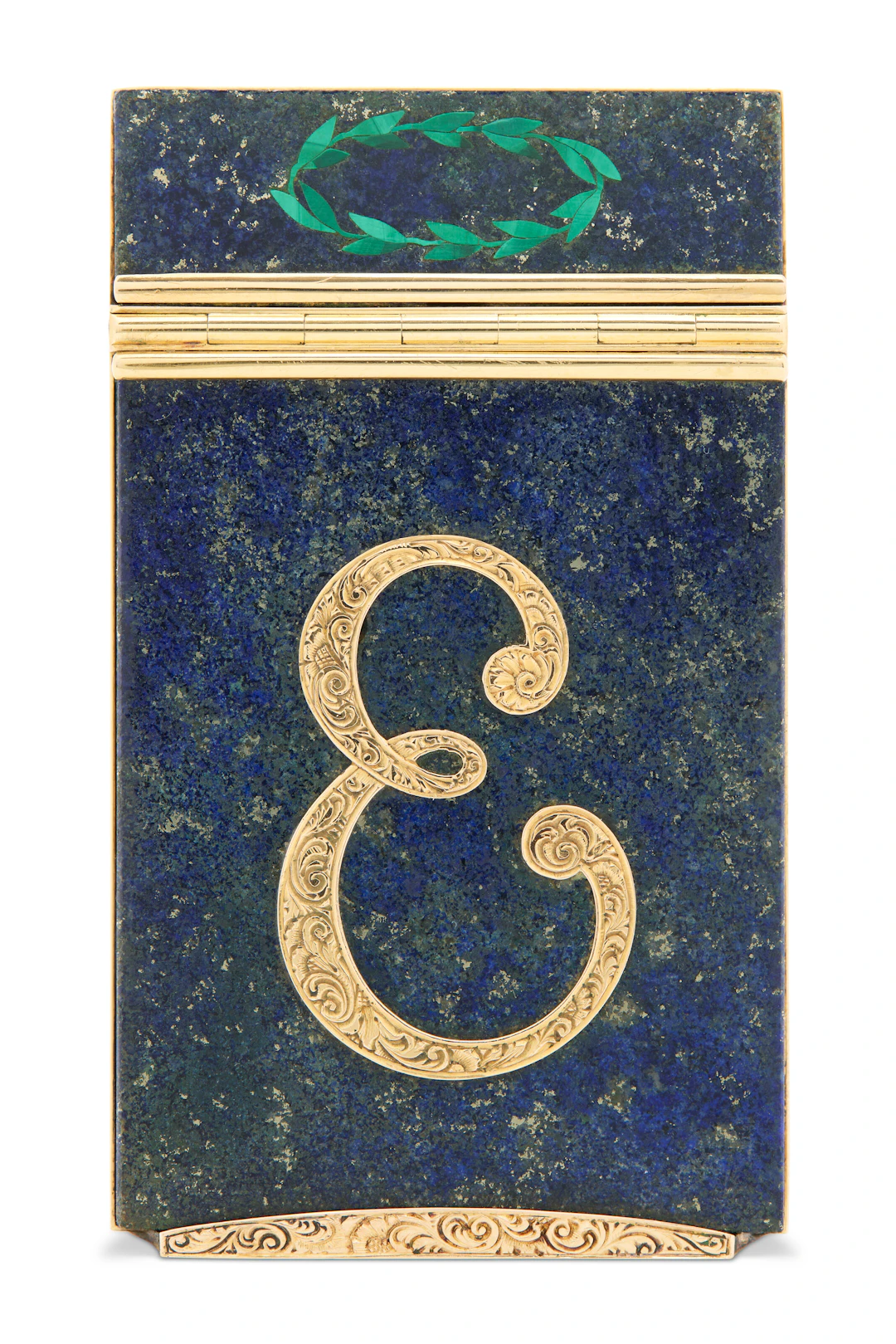 Tabatière De Femme En or Et Pierre Dure Autrichienne